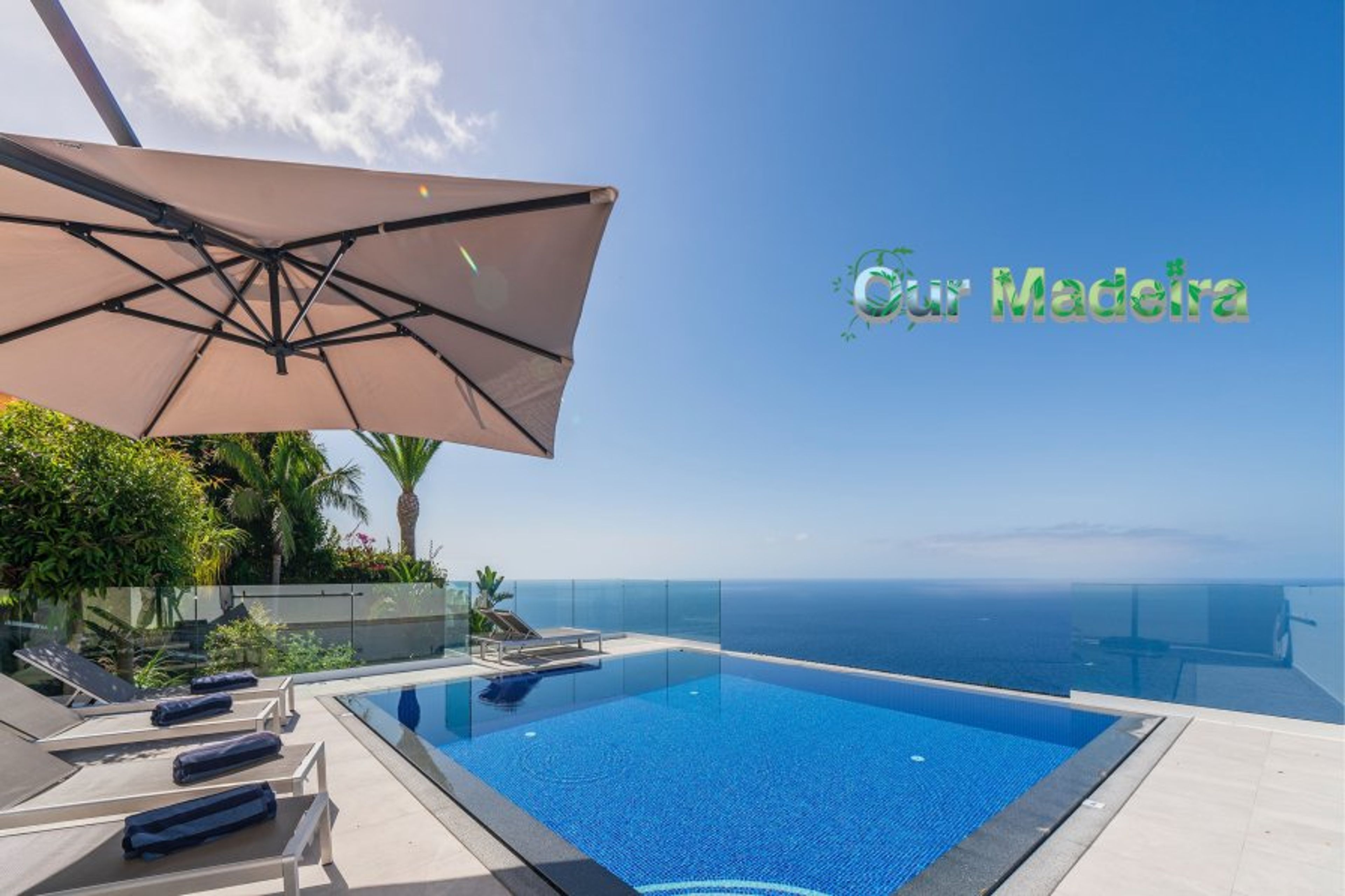 Our Madeira Villas In Madeira With Seaview Villa Aquarela By Ourmadeira Swimming Pool Area