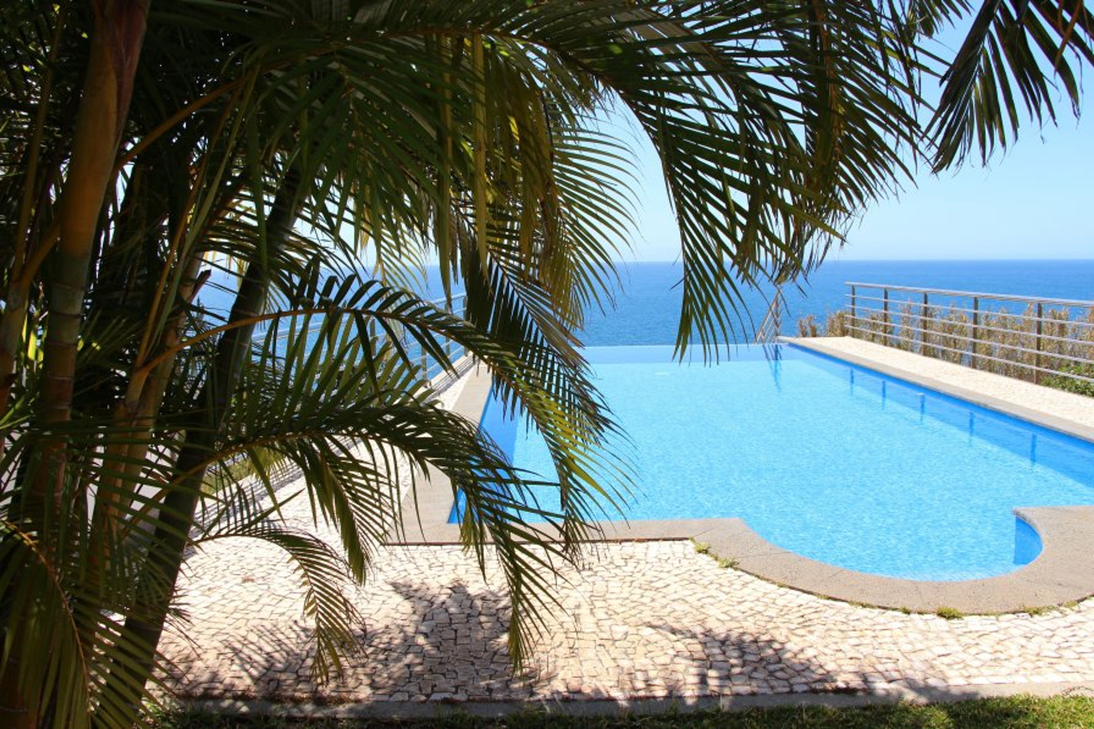 Swimming Pool with sea view and private.