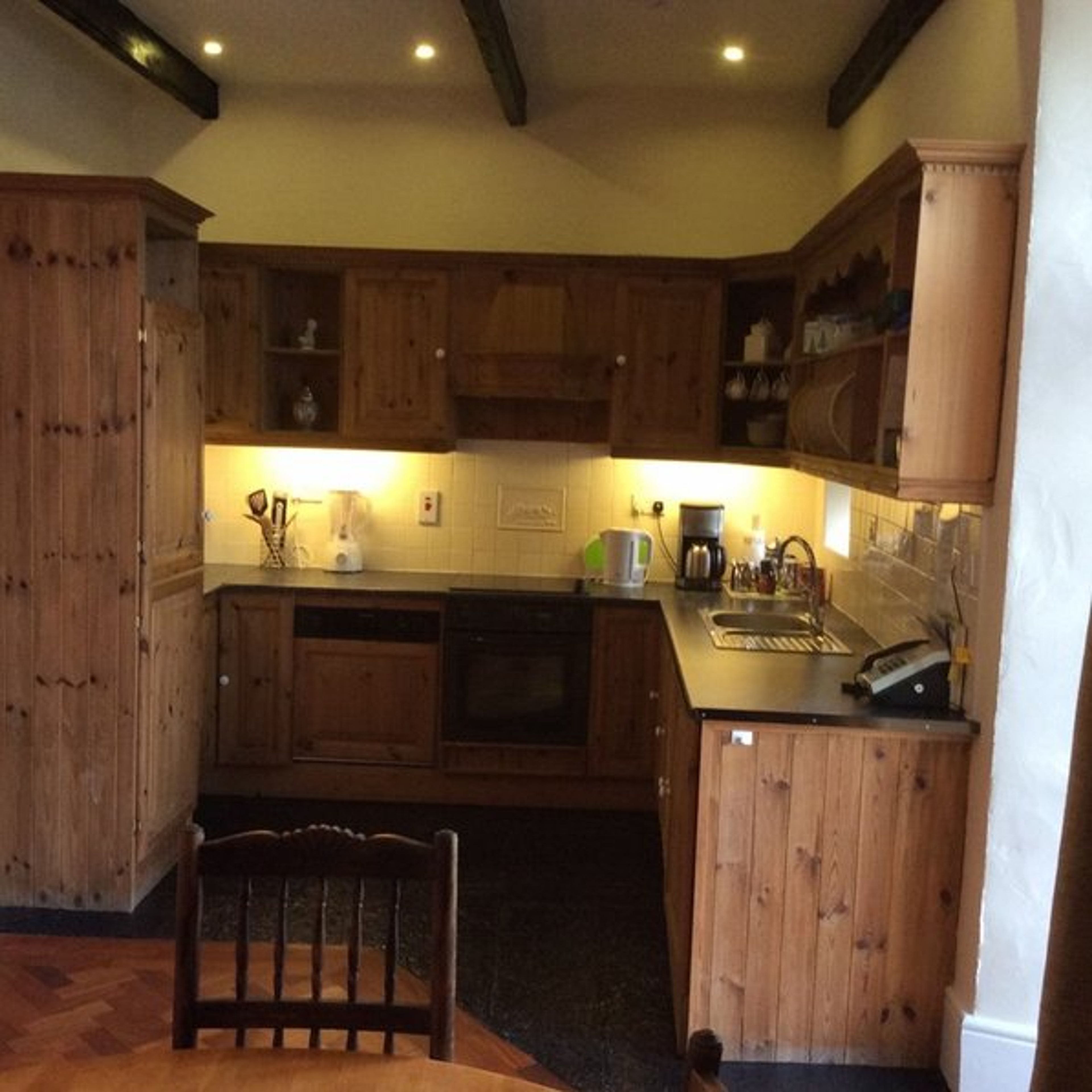 Lodge kitchen fully equiped