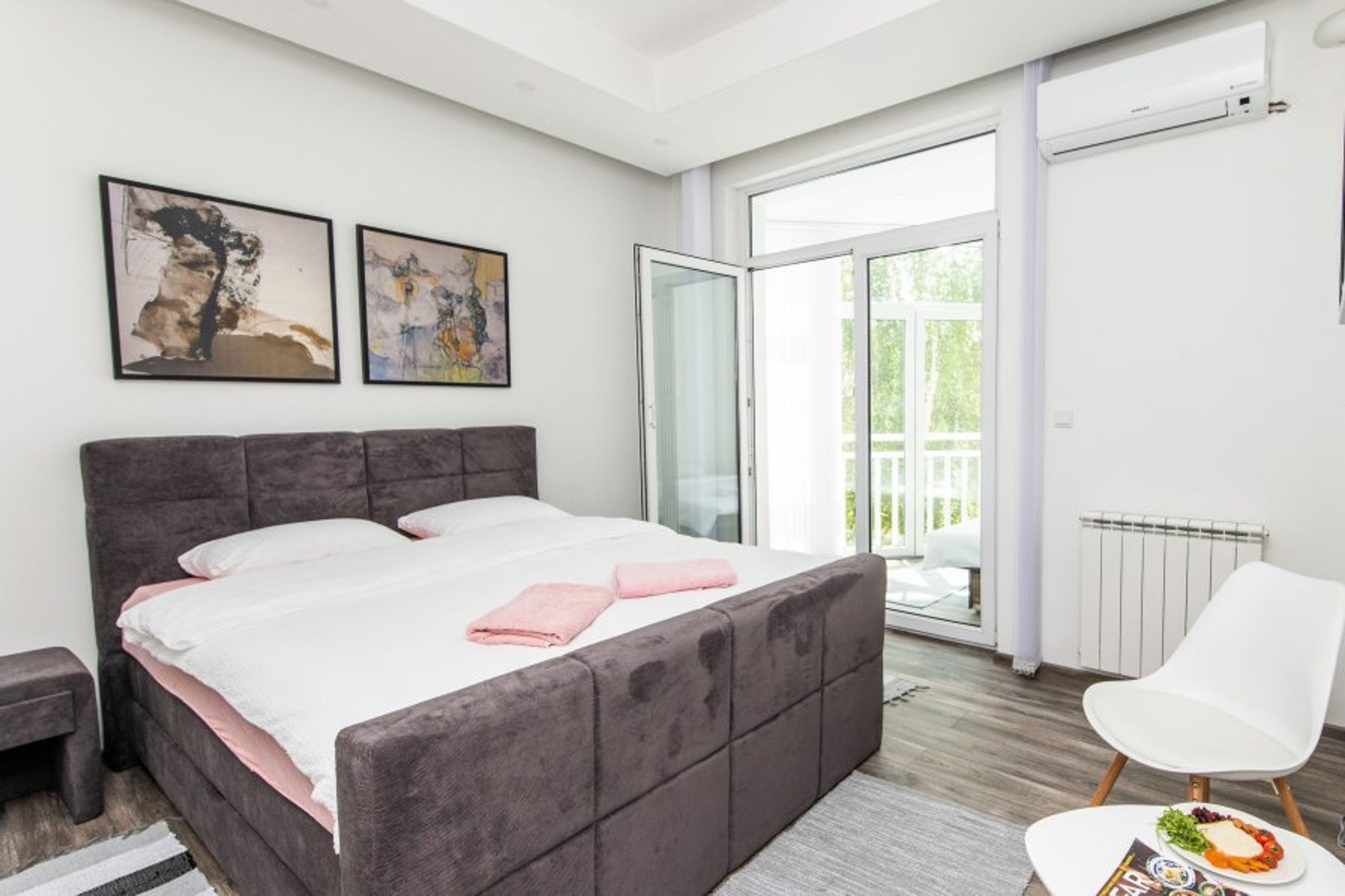Our modern, bright and newly refurbished one-bedroom apartment with a terrace