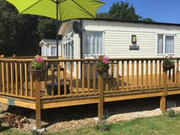 Holiday caravan in East of England