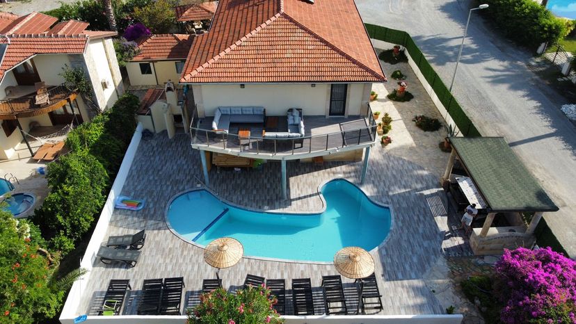 Villa in Turkey, Dalyan: 6 bedrooms all with bathrooms free wifi and aircon