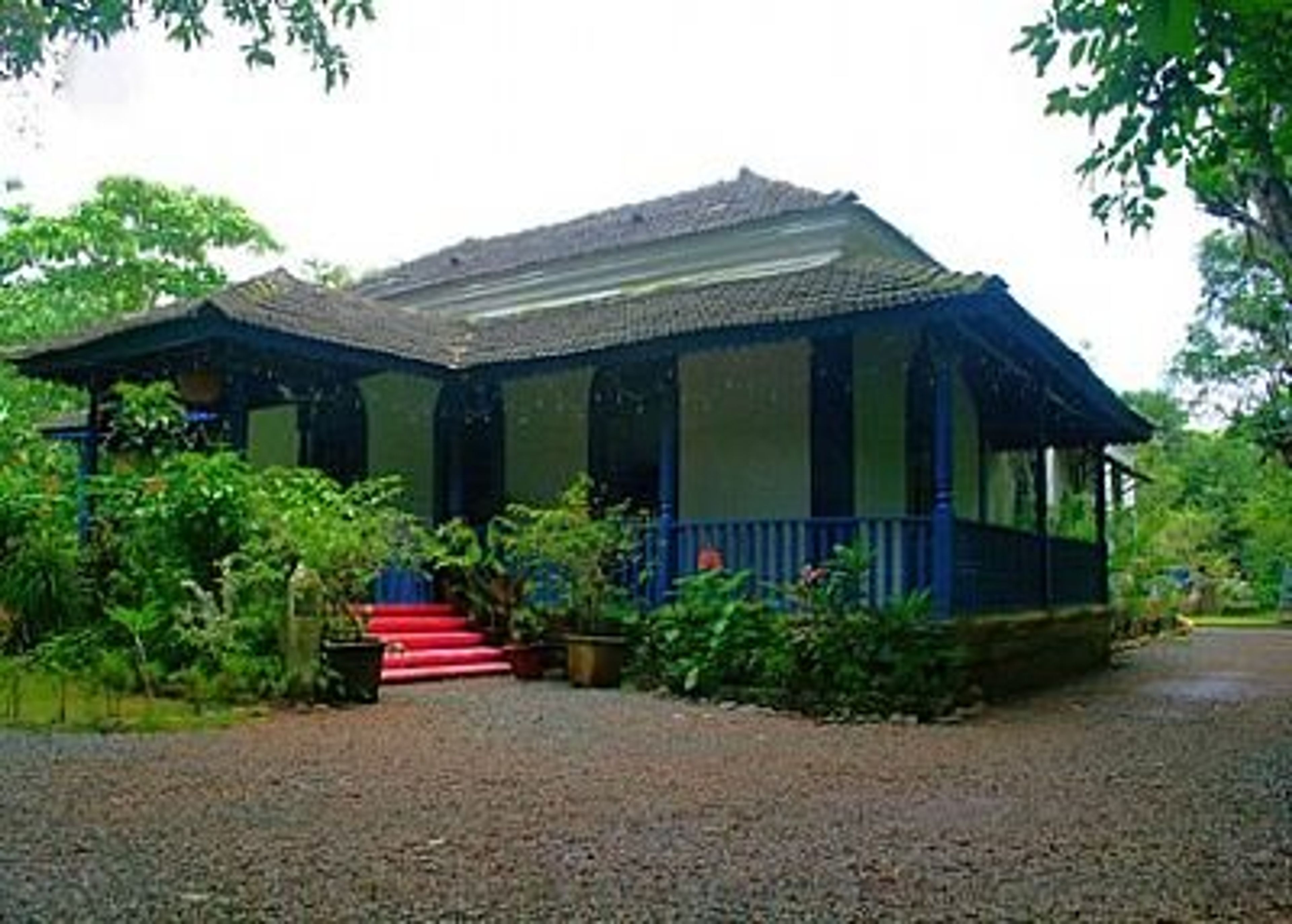 Front view of the house