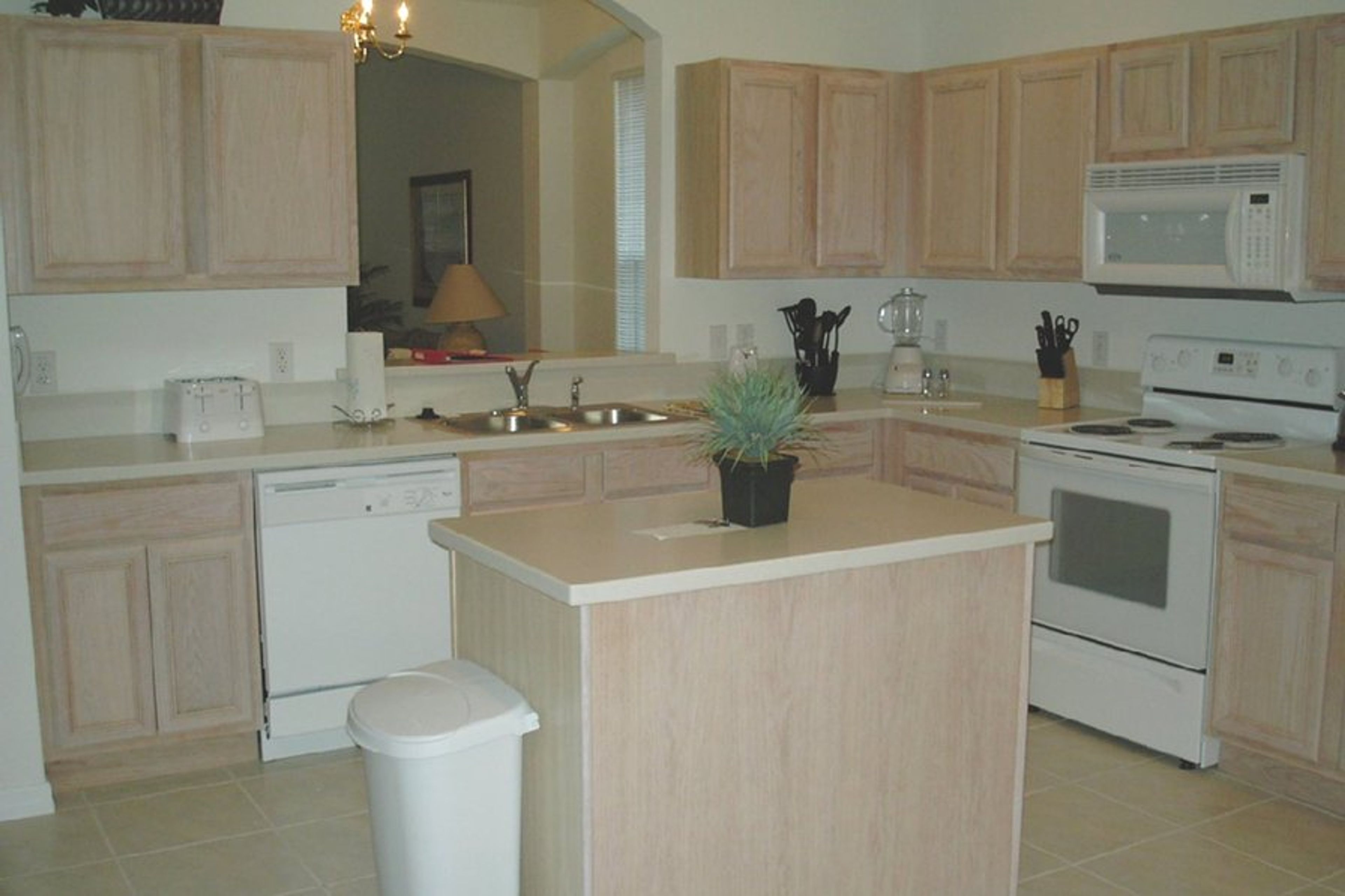 Kitchen with Dishwasher & Fridge with inbuilt Ice maker