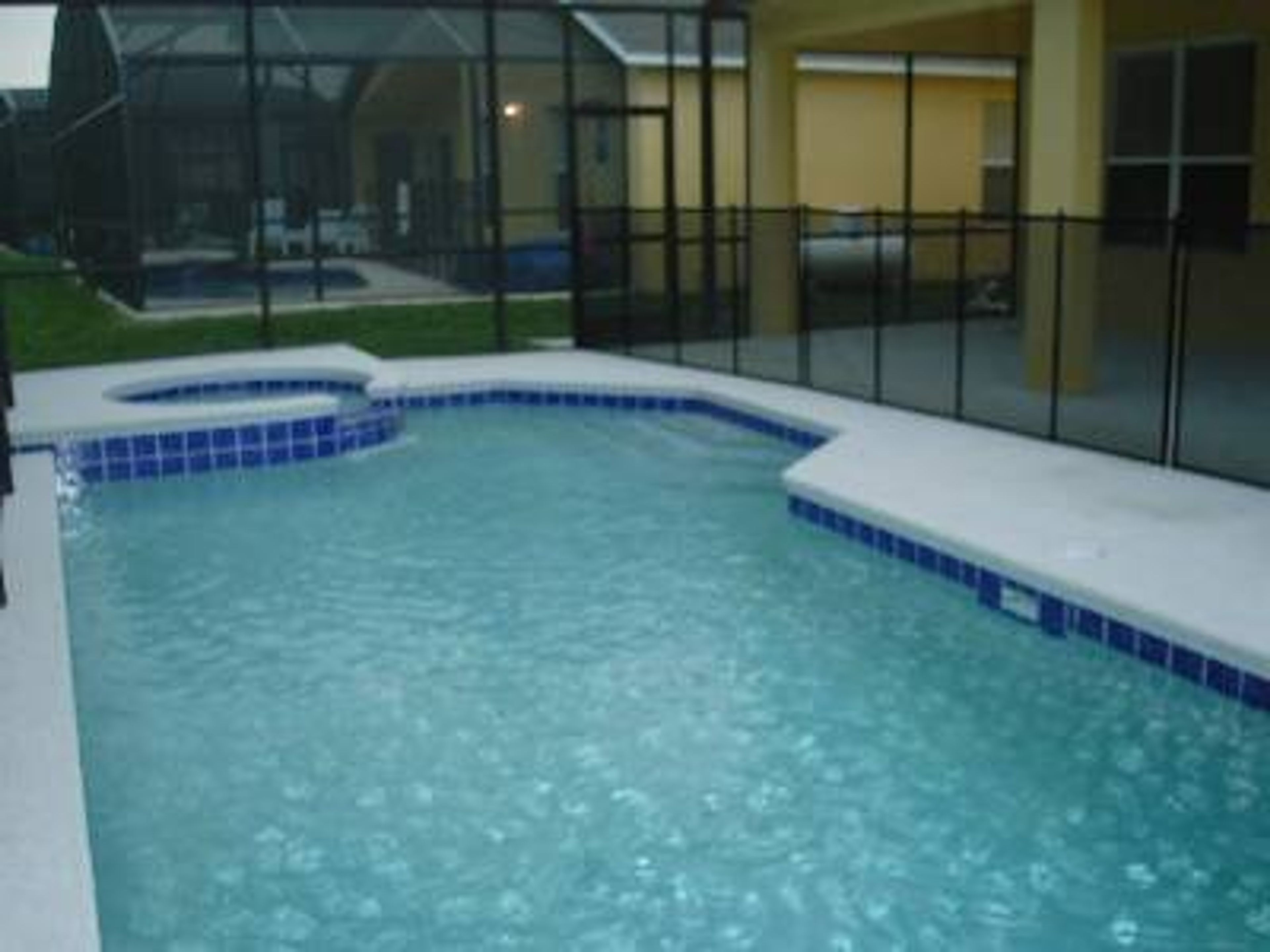 Heated Pool with heated Hot Spa
