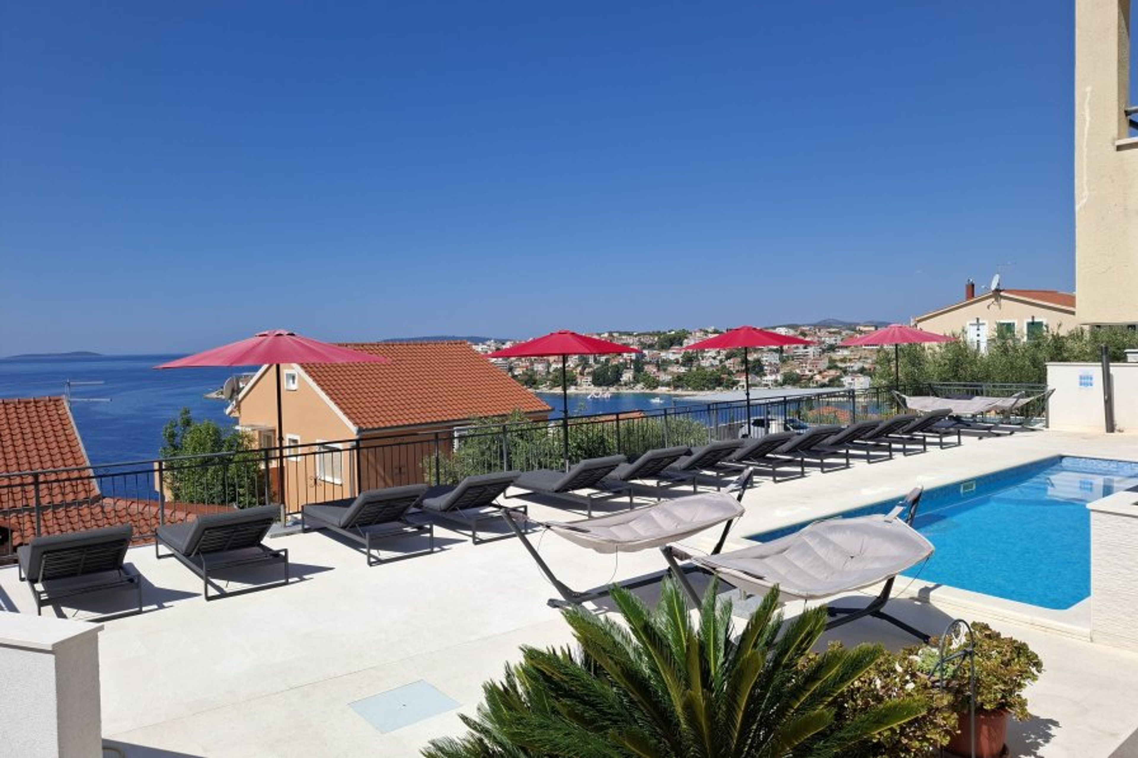 Swimming pool, sundeck, patio