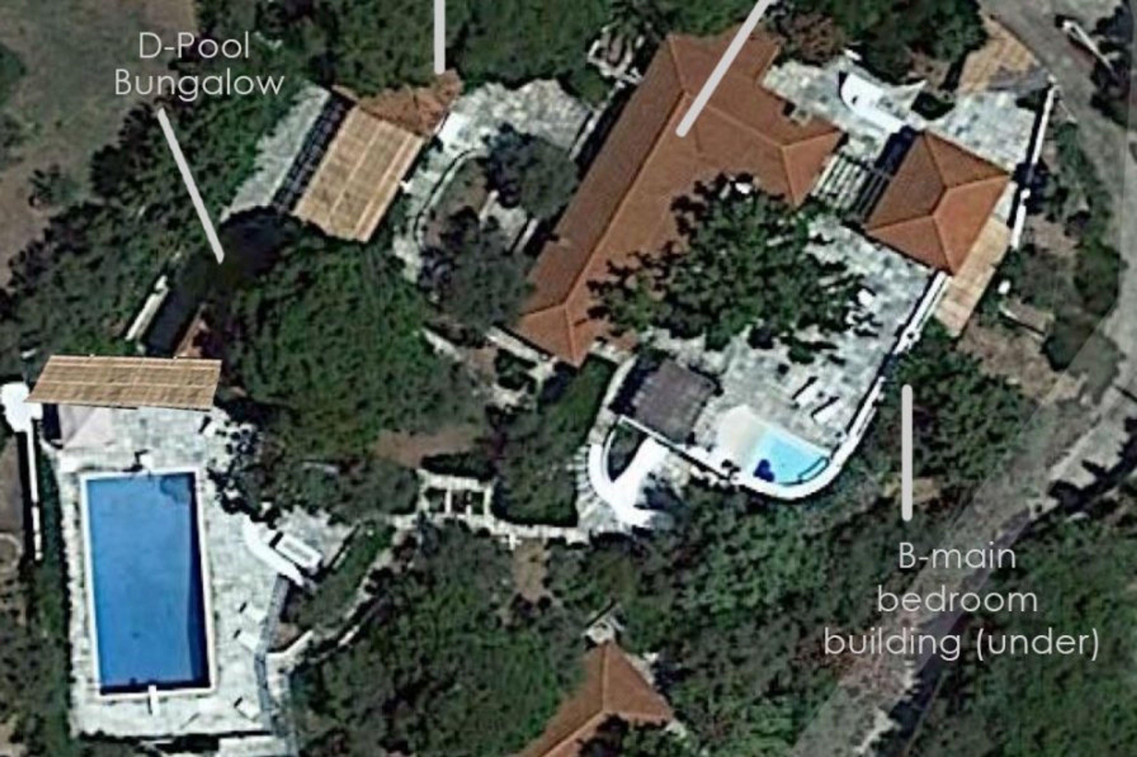 property layout view Villa Arios
