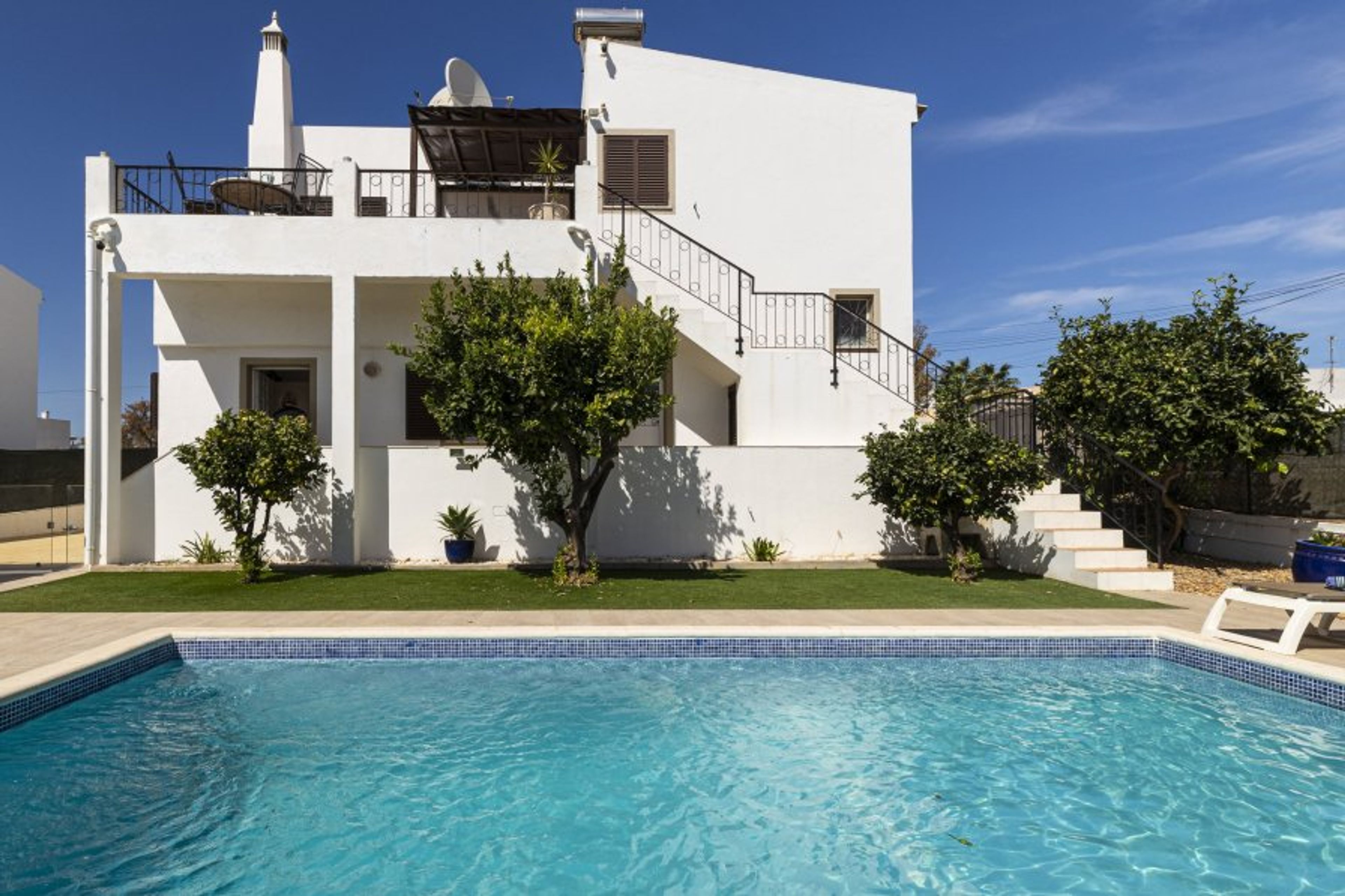 swimming pool and garden