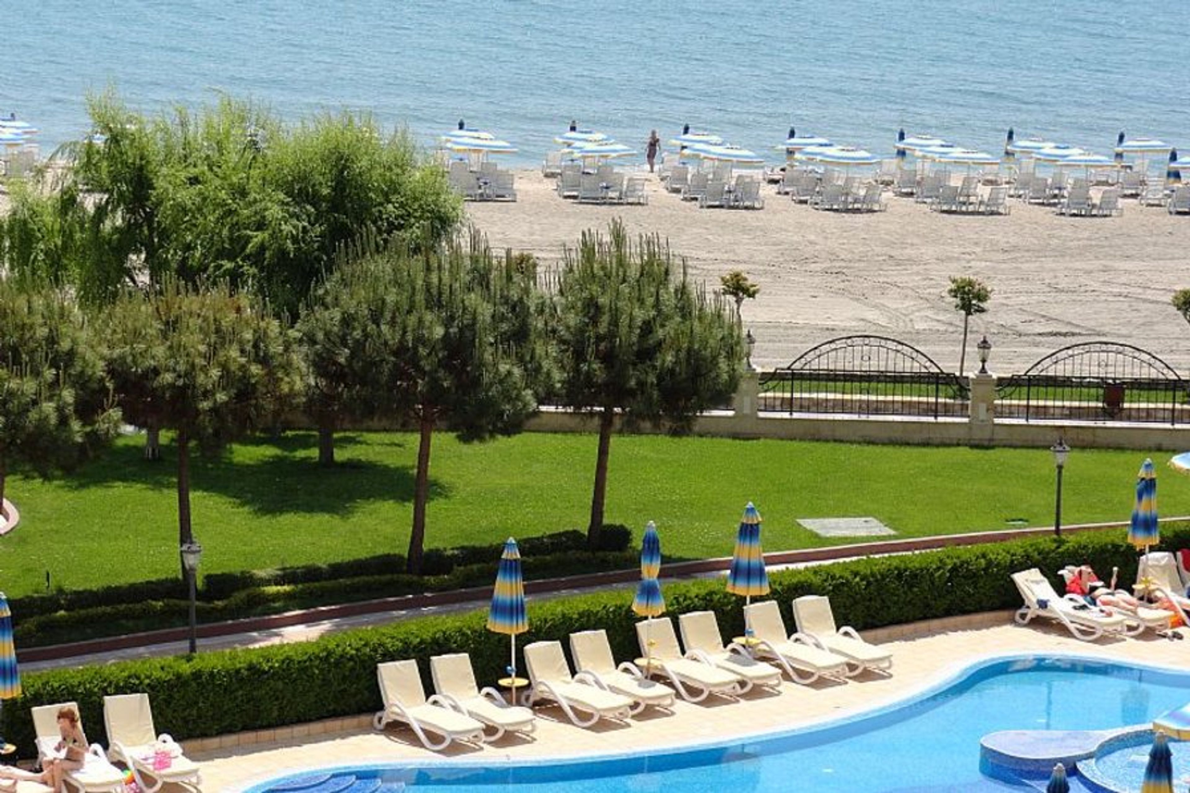 Sea view from balcony