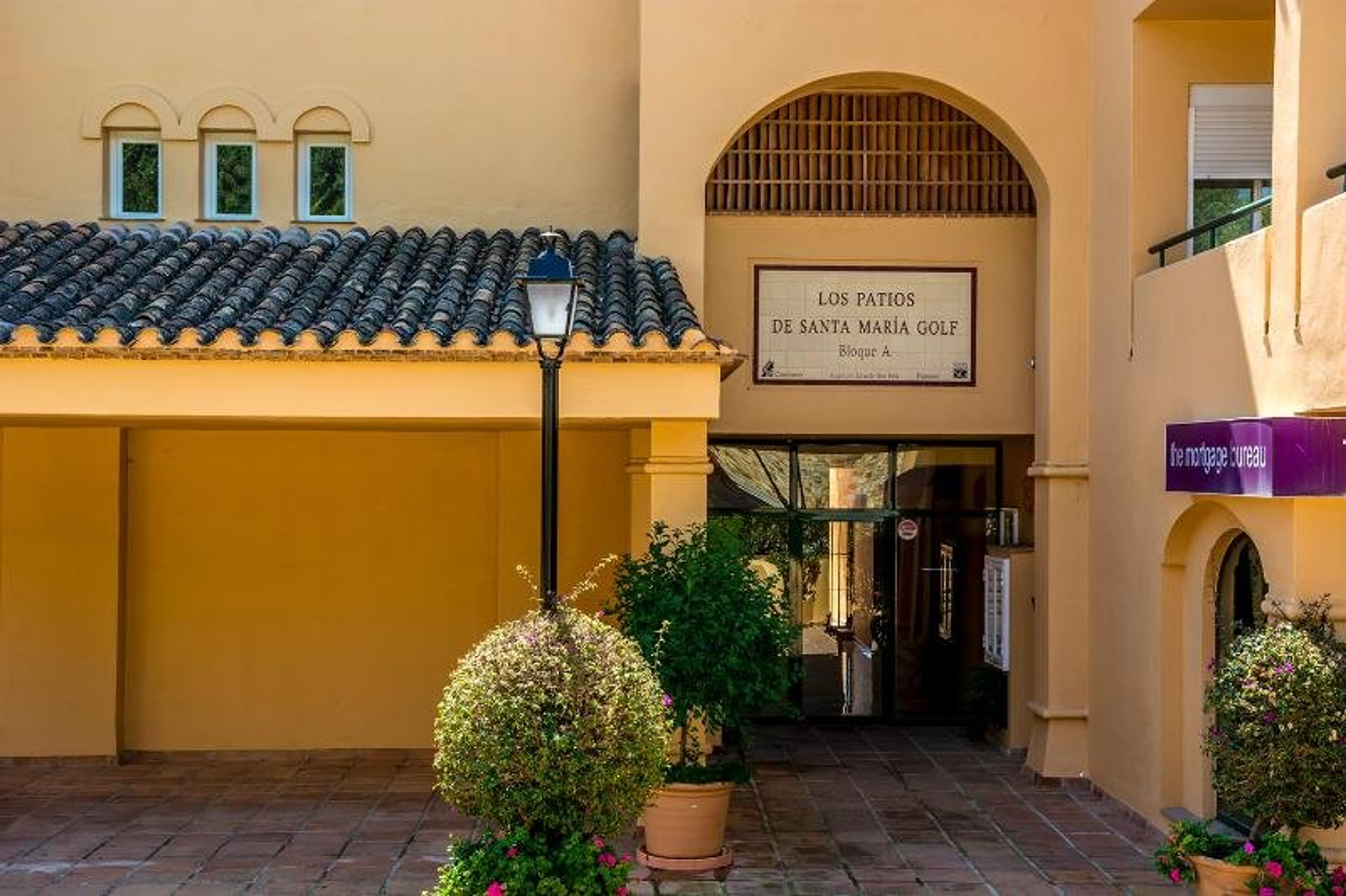 Front entrance of Los Patios