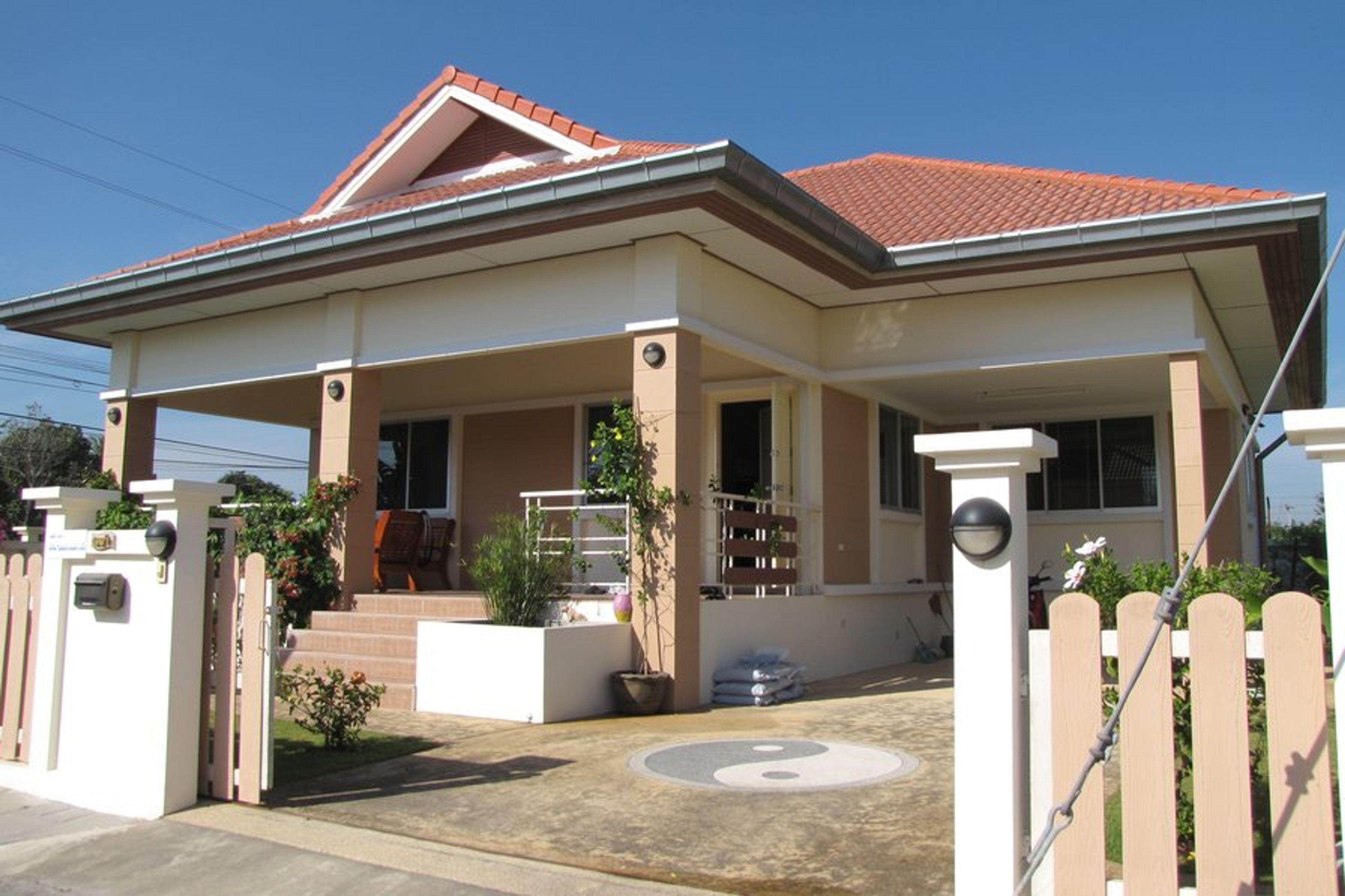Front of the Villa