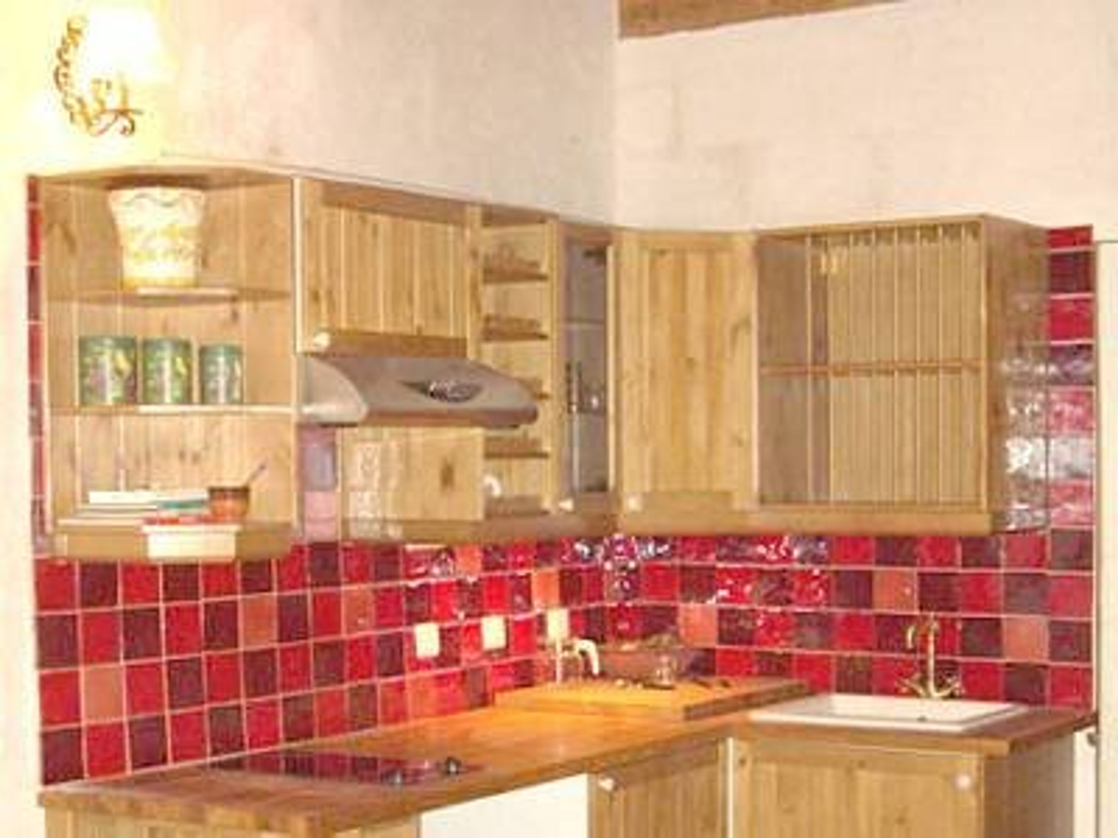 Detail of kitchen area