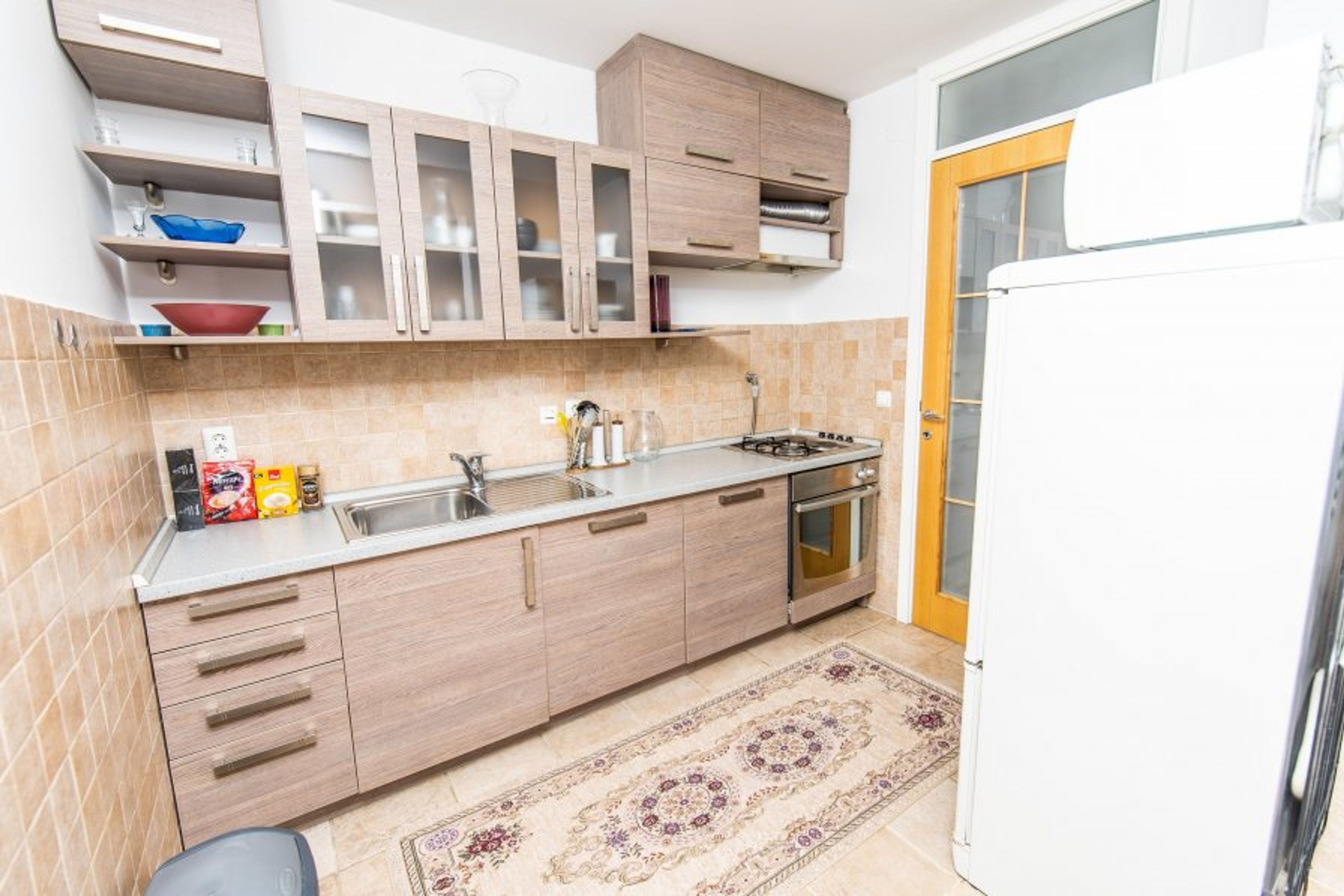 The fully equipped kitchen perfect to test out your chef skills!