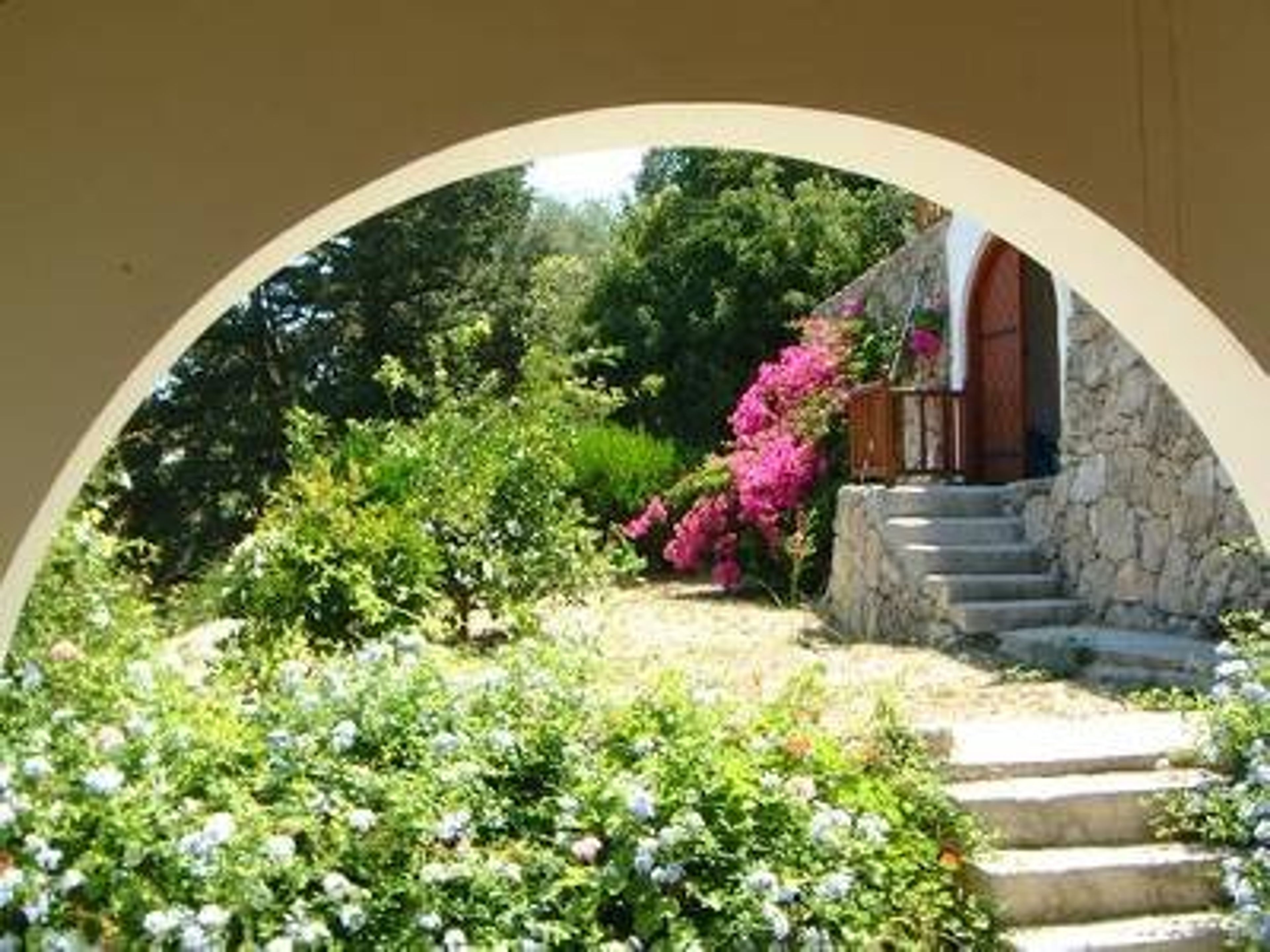 Riverside cottage garden