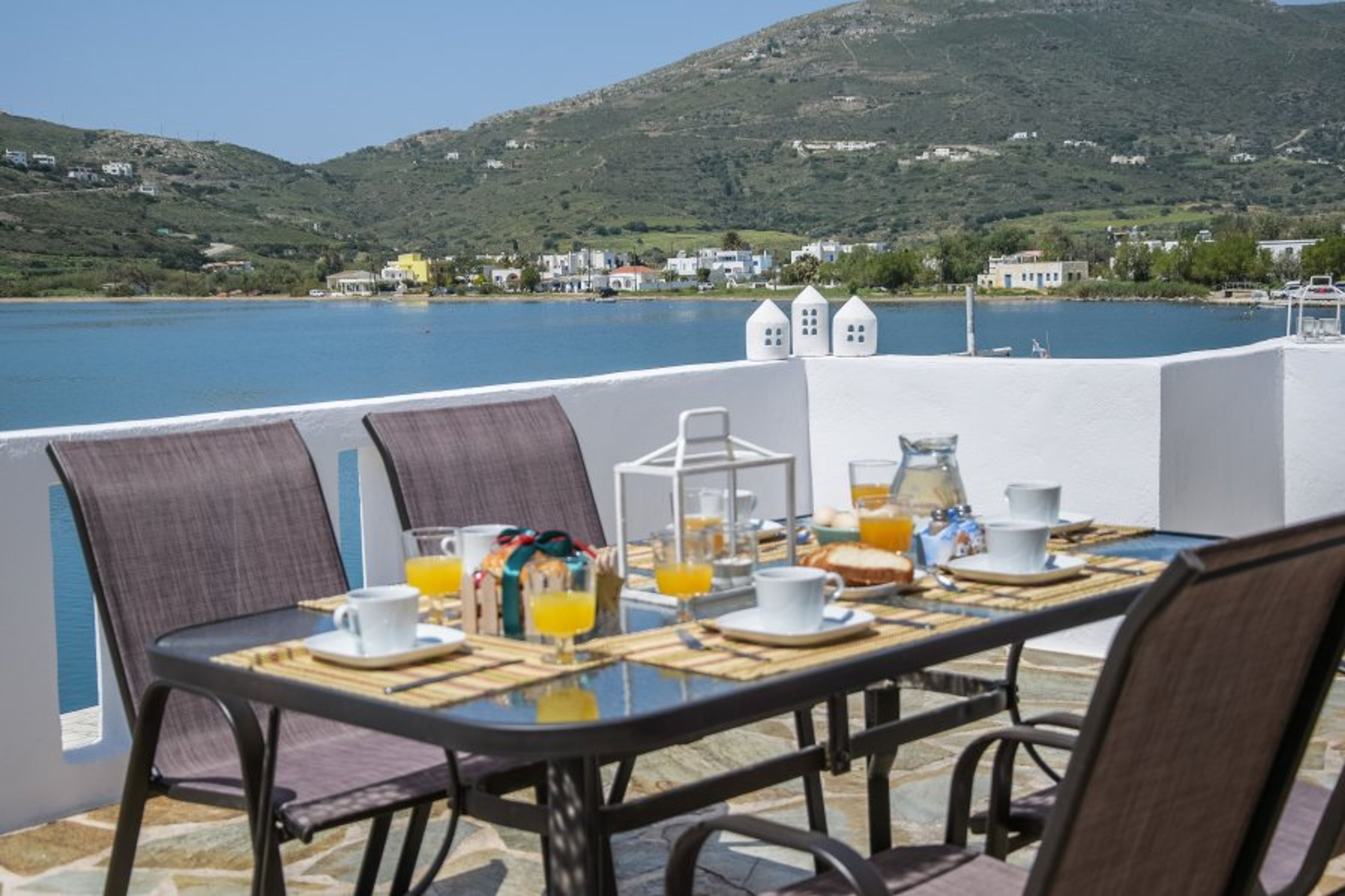Start the day with breakfast in the sun on your own private veranda. 