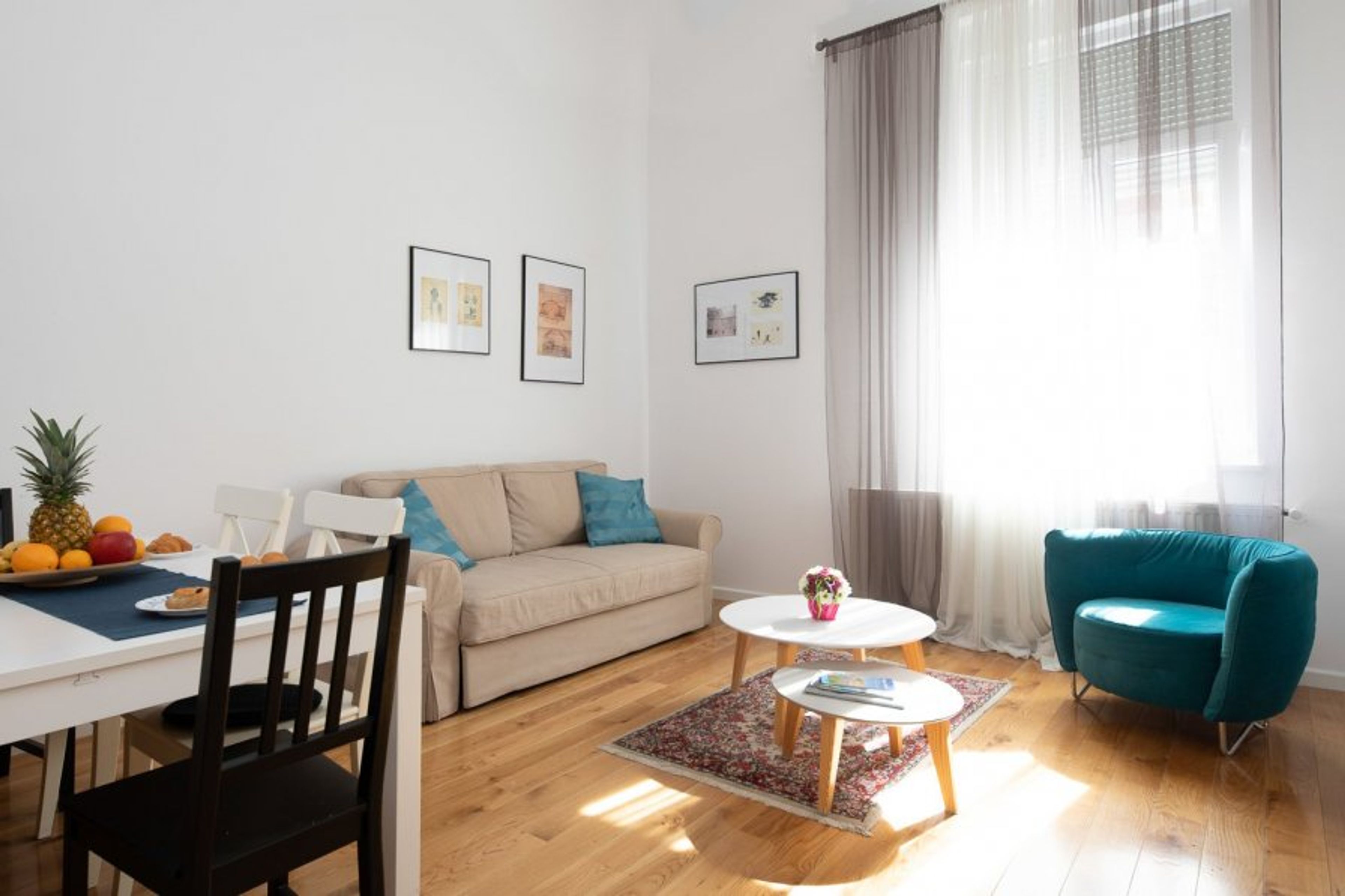 A comfortable living room area