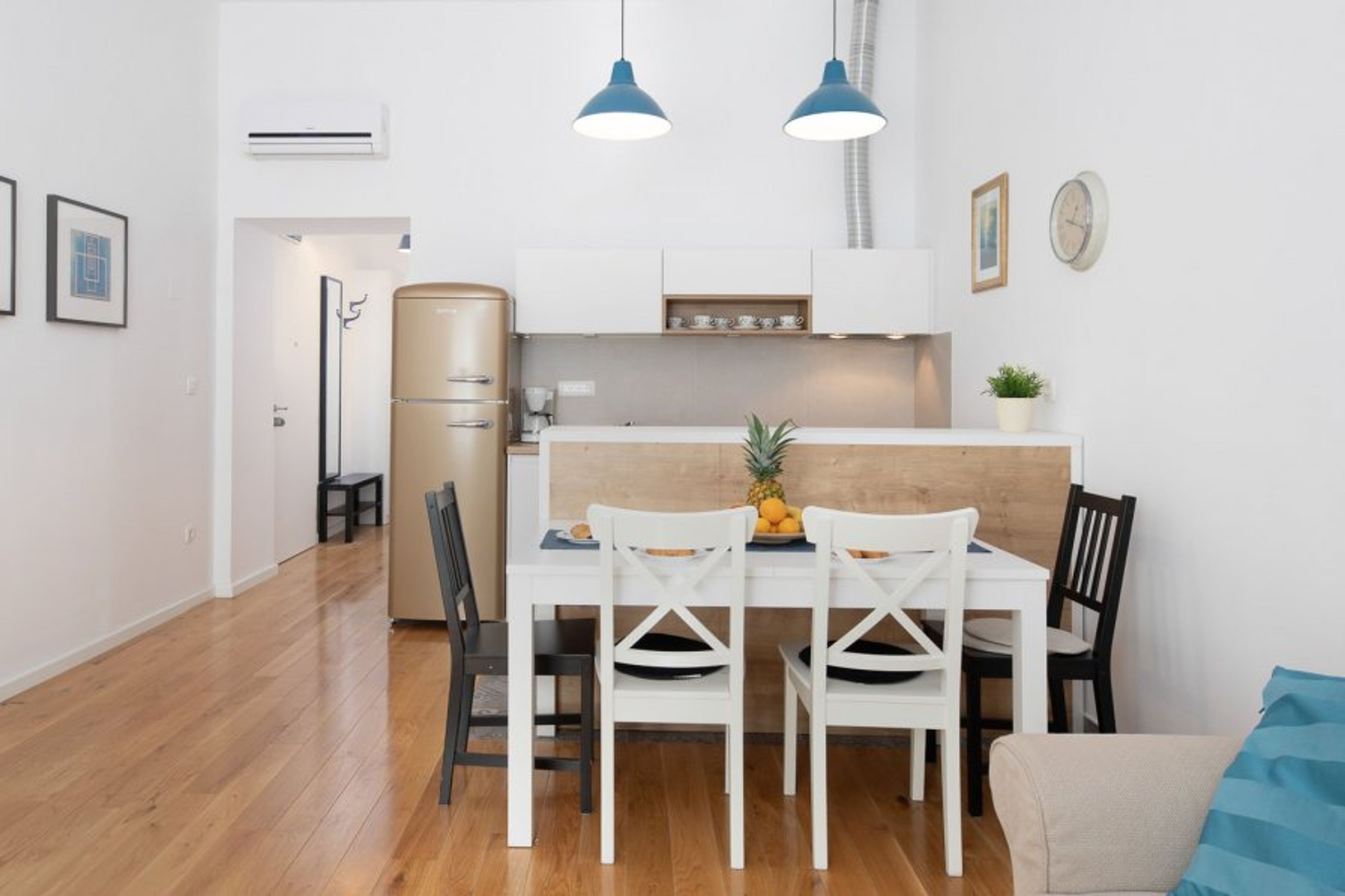 The bright and spacious dining area 