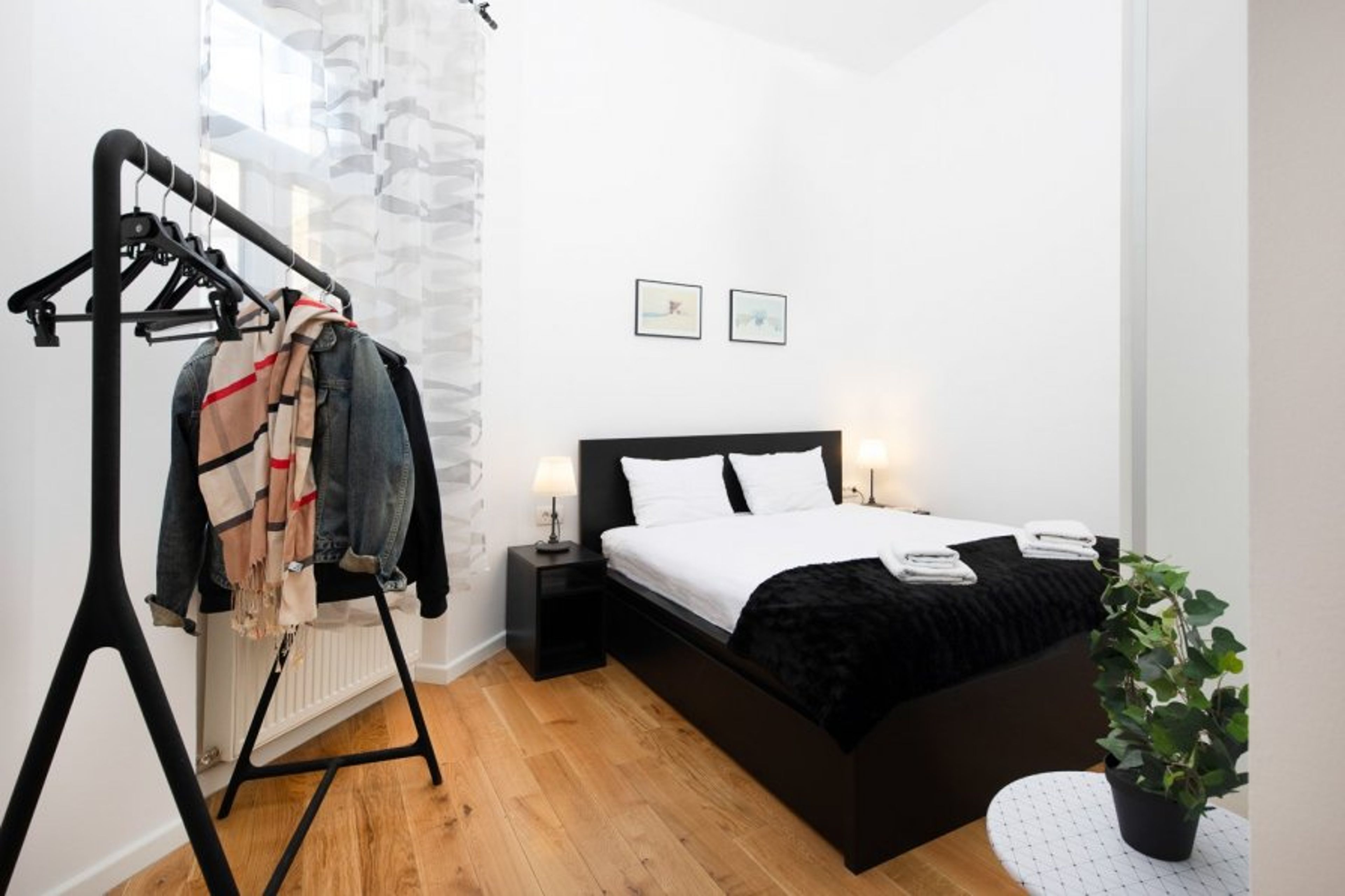 The modern master bedroom