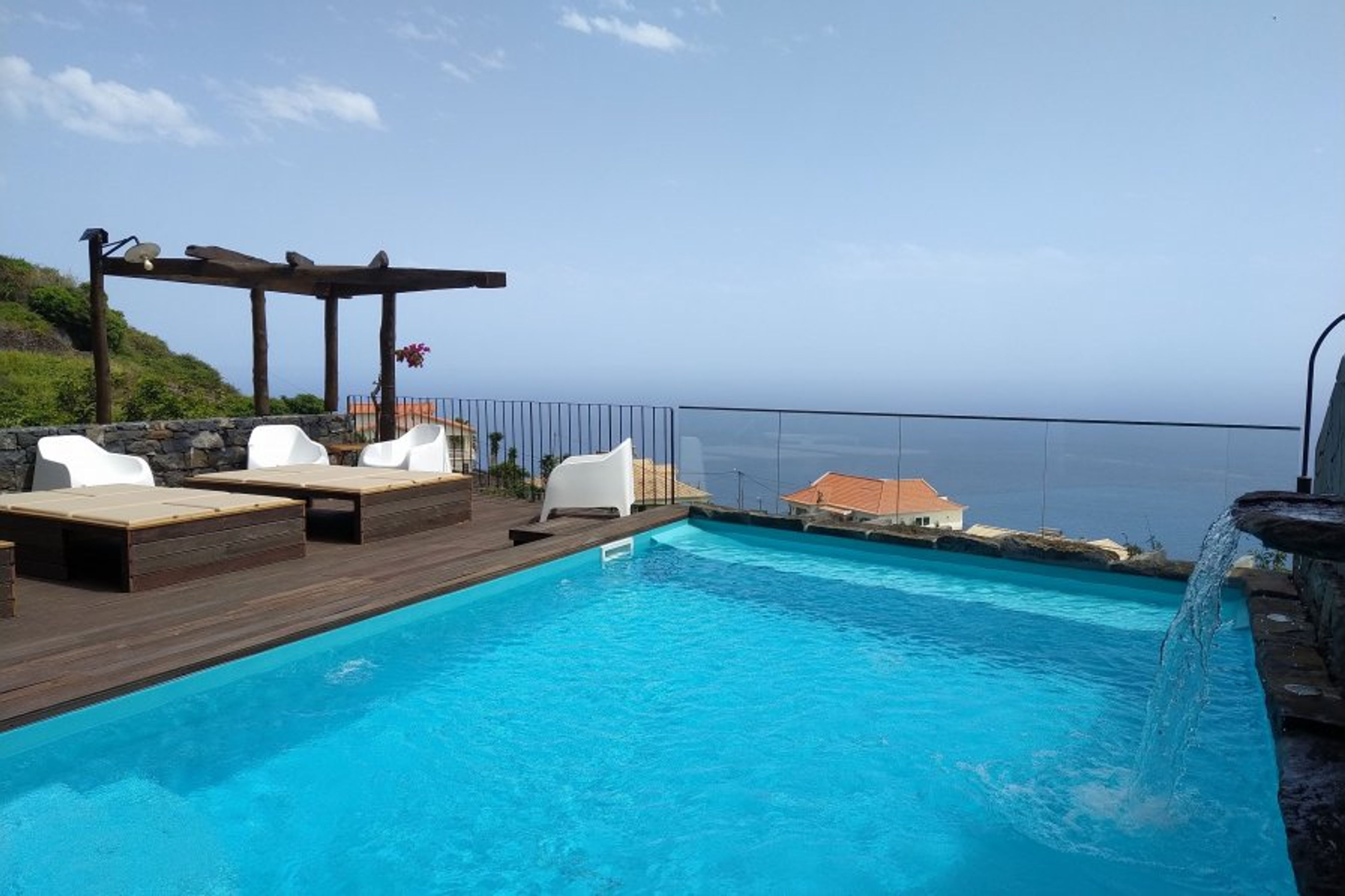 Swimming pool with a view