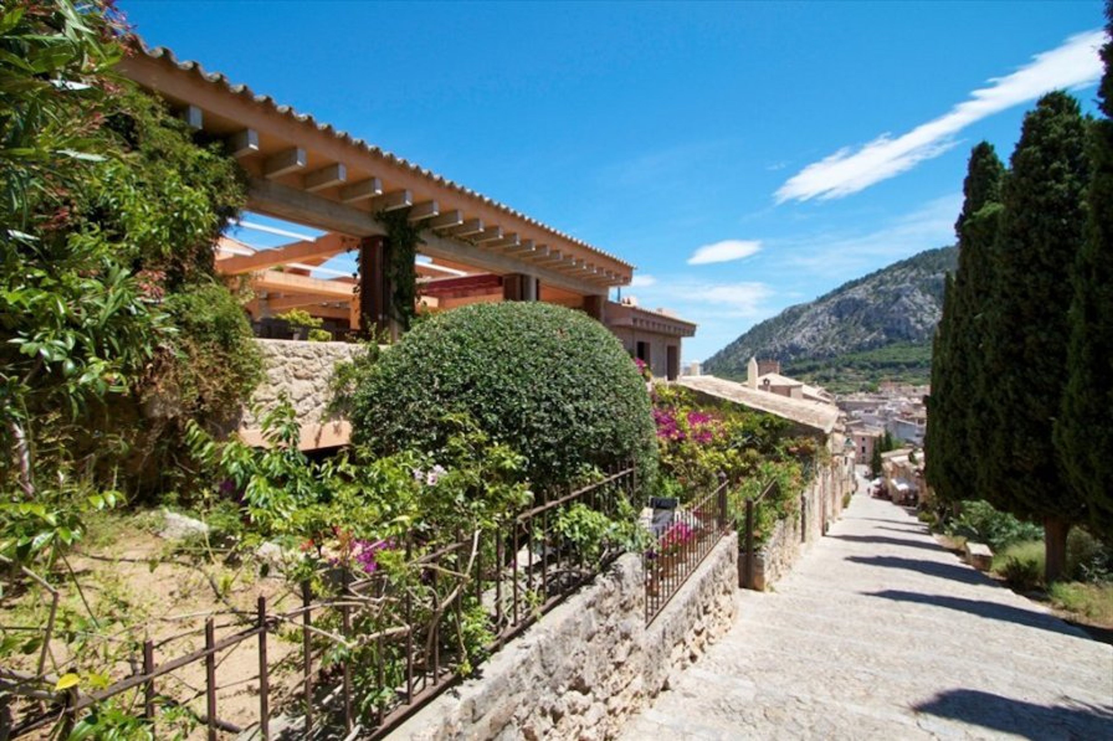 Stunning view from the house, Situated on the Calvario steps in the heart of Old Town Pollenca