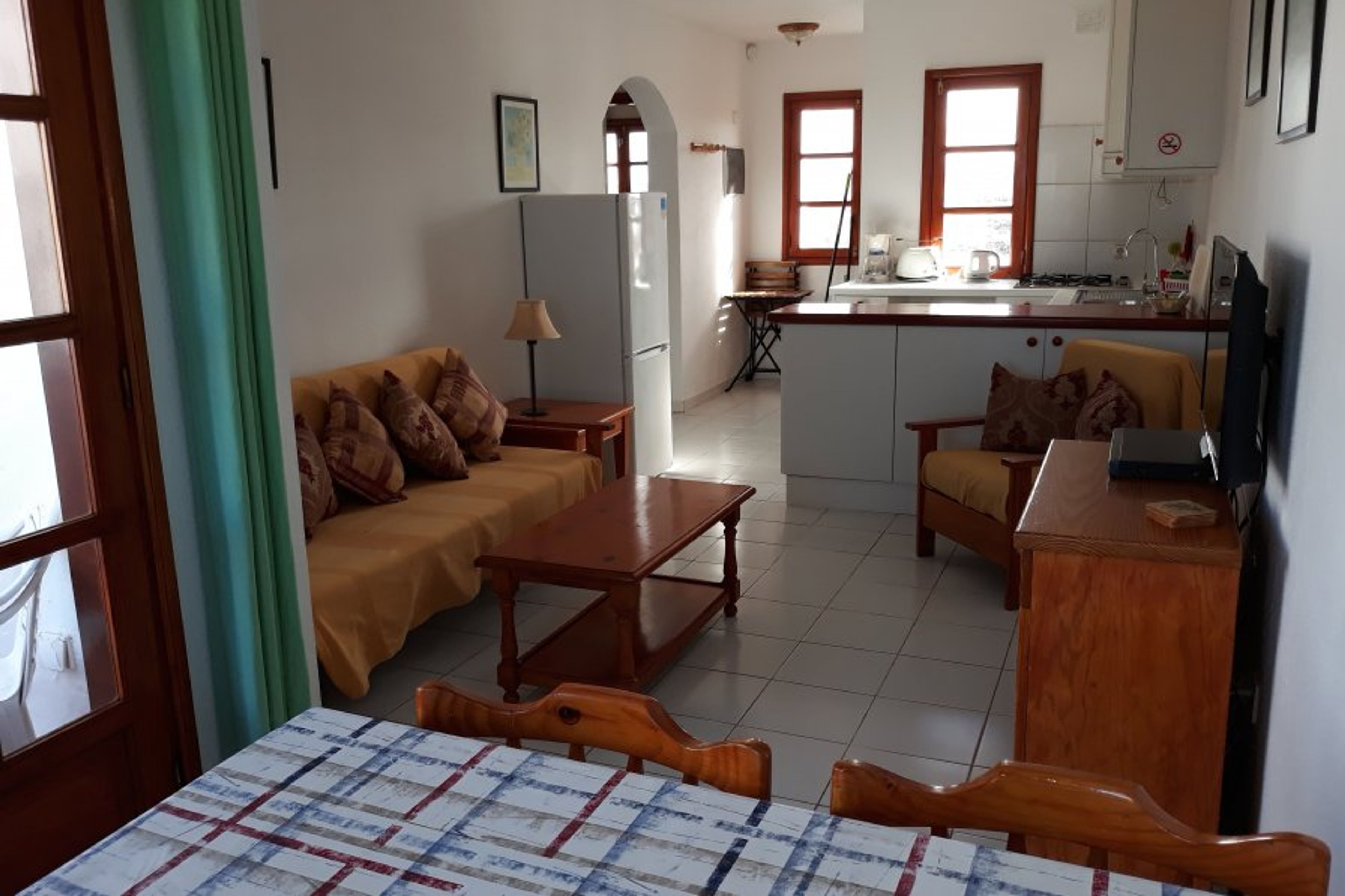Living area looking towards the kitchen