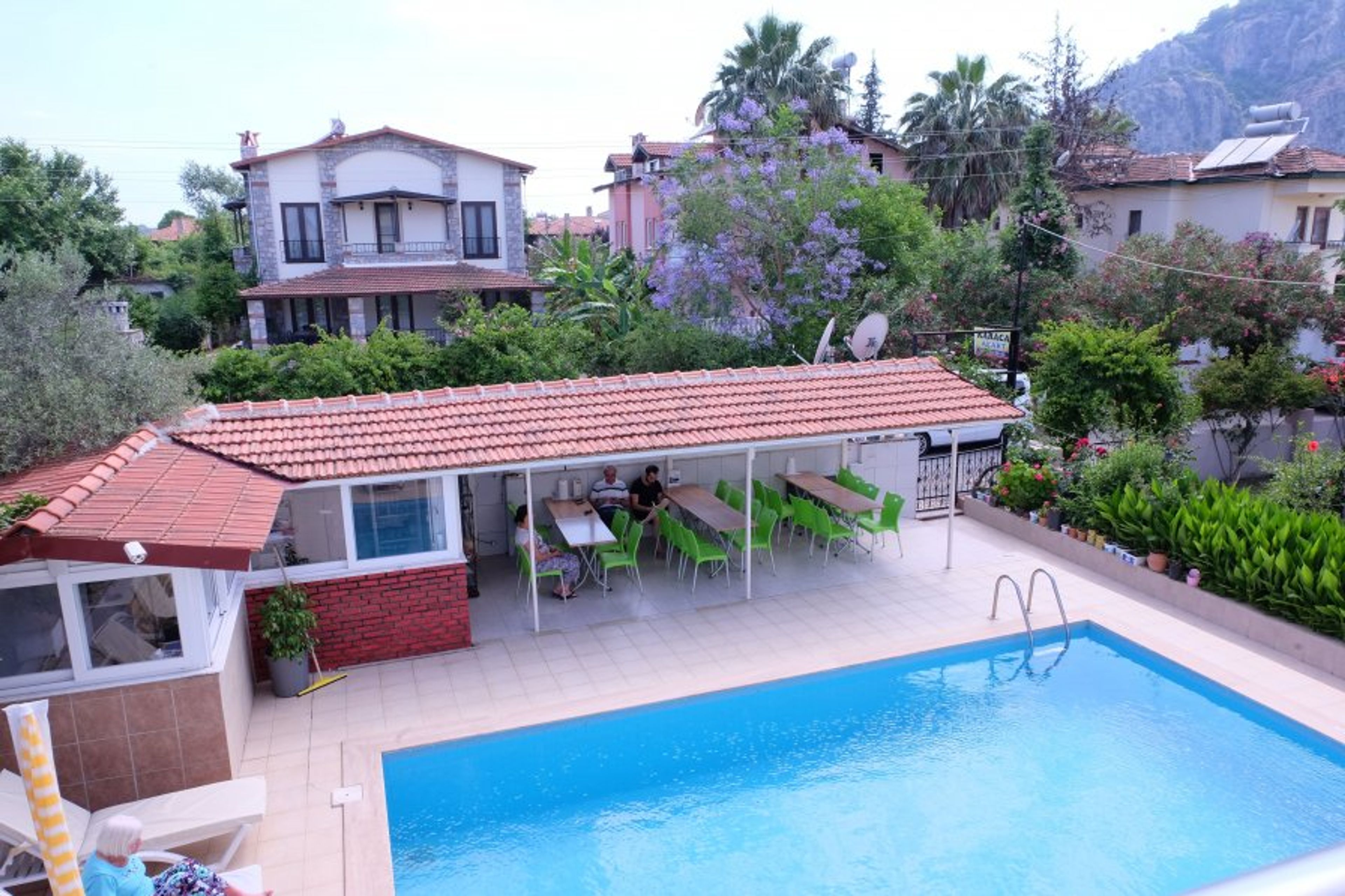 Ottoman style room: Refrigerator, TV, Wardrobe, Dubble bed, floor mat,