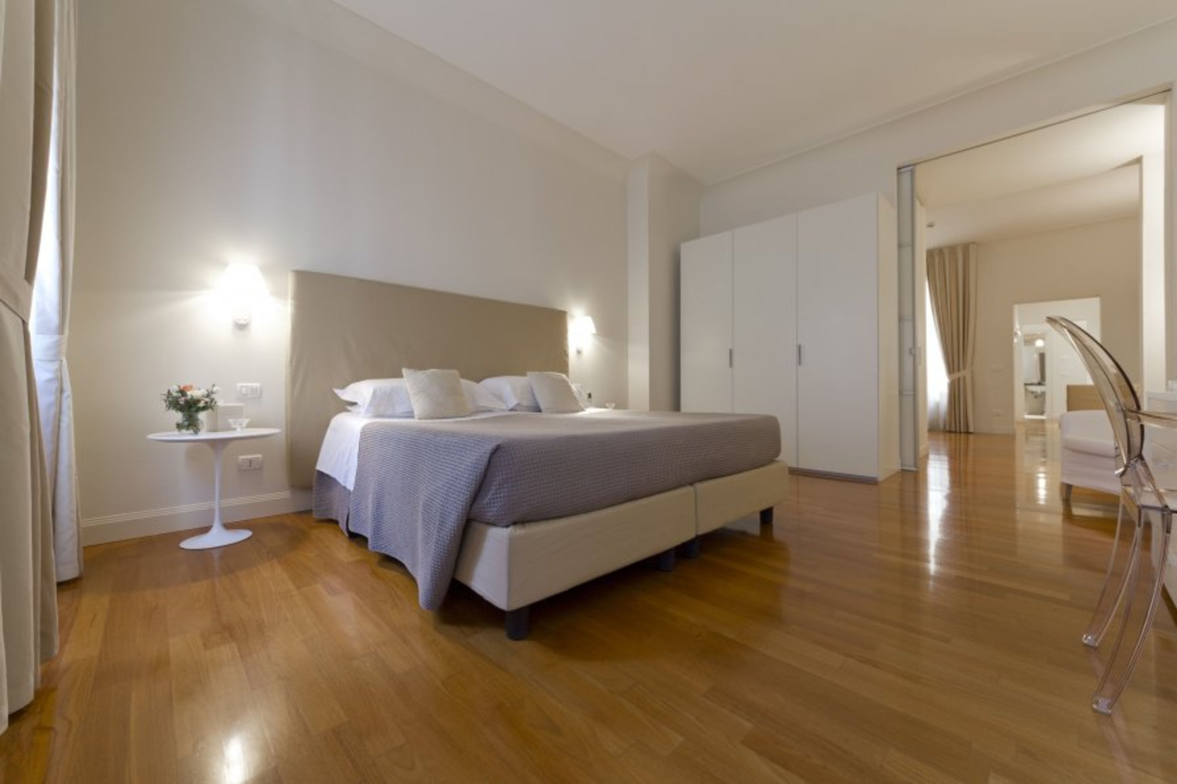 Spacious and bright bedrooms