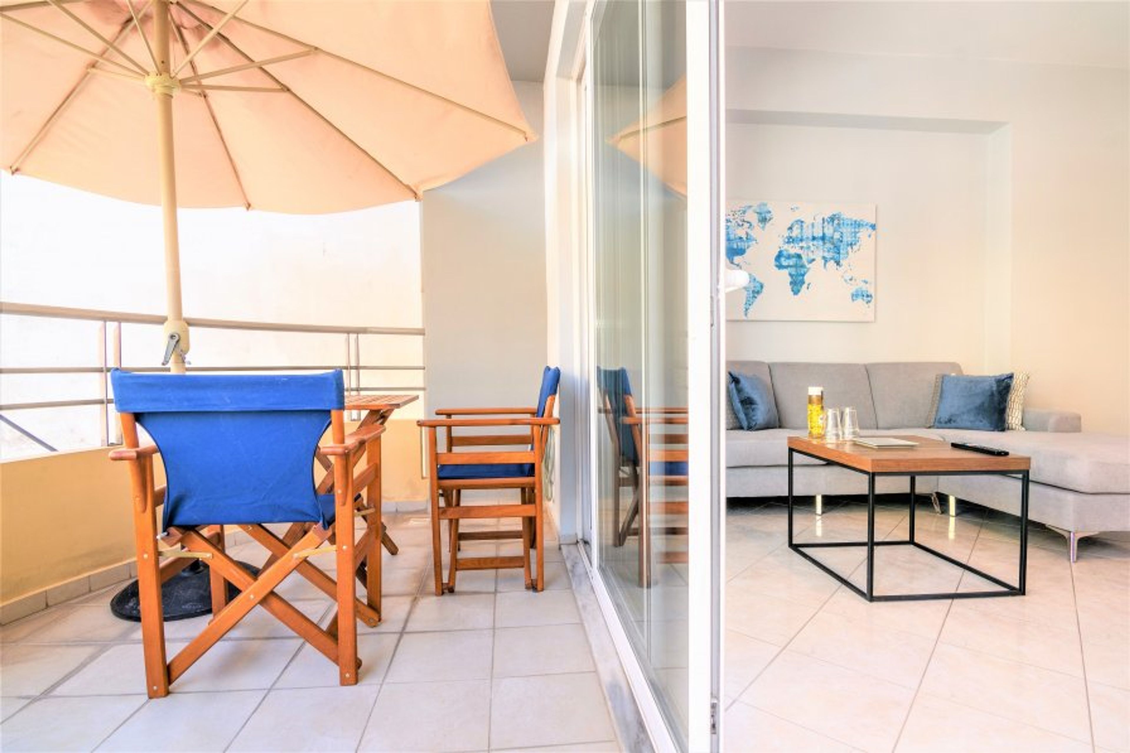 Chania central flat & free private parking in town center