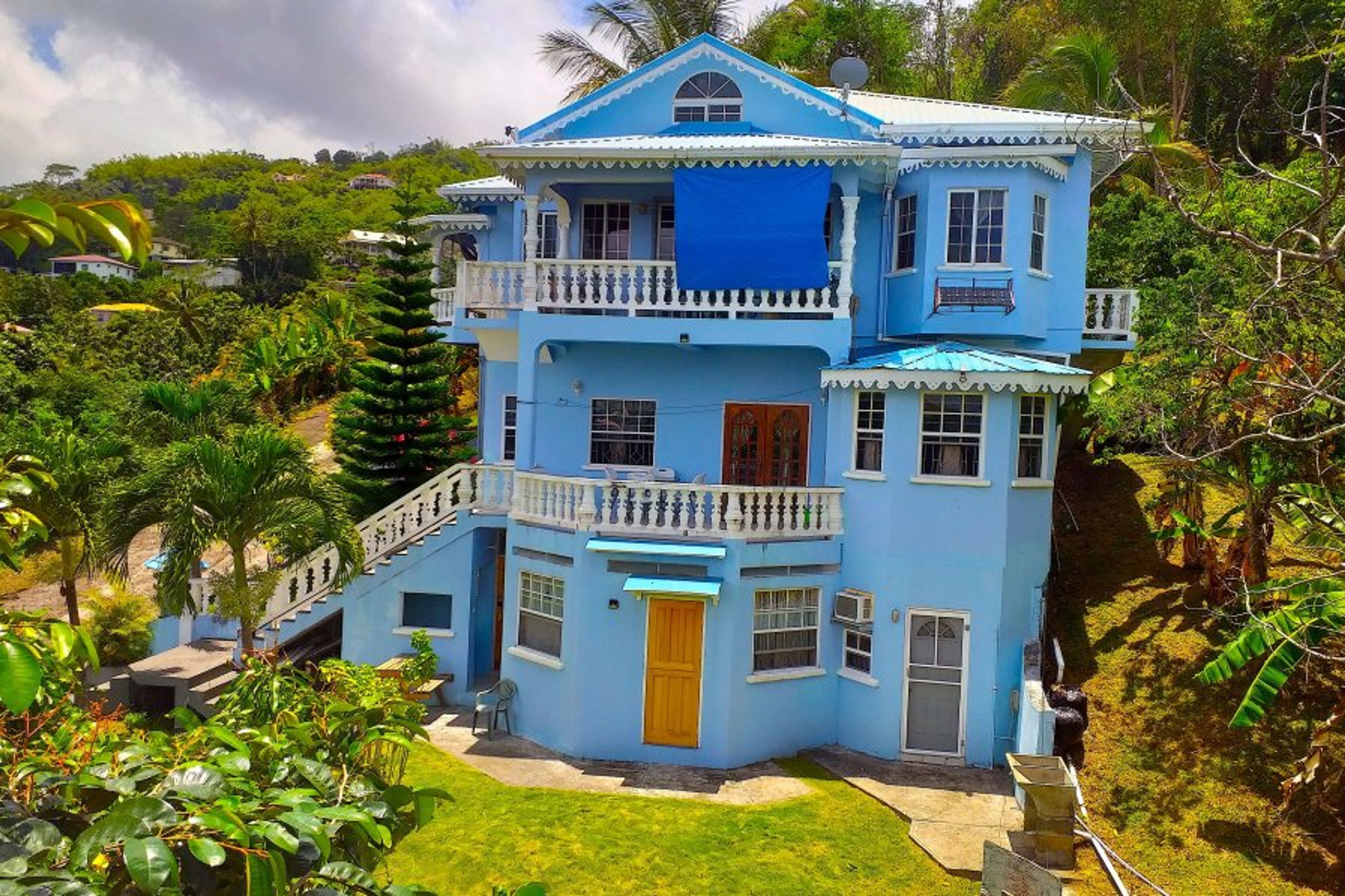 Front of Apartment Building