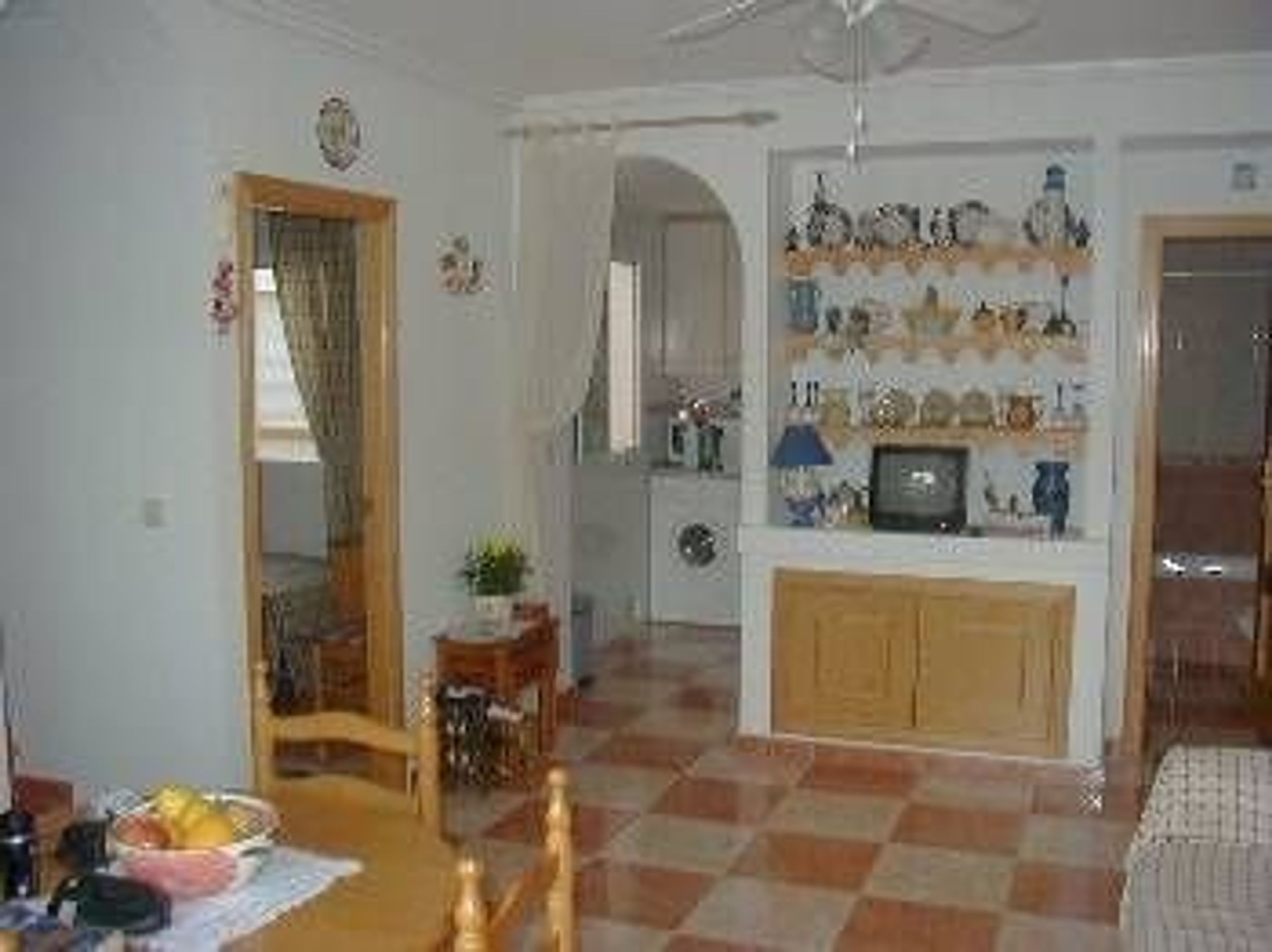 Lounge and kitchen area