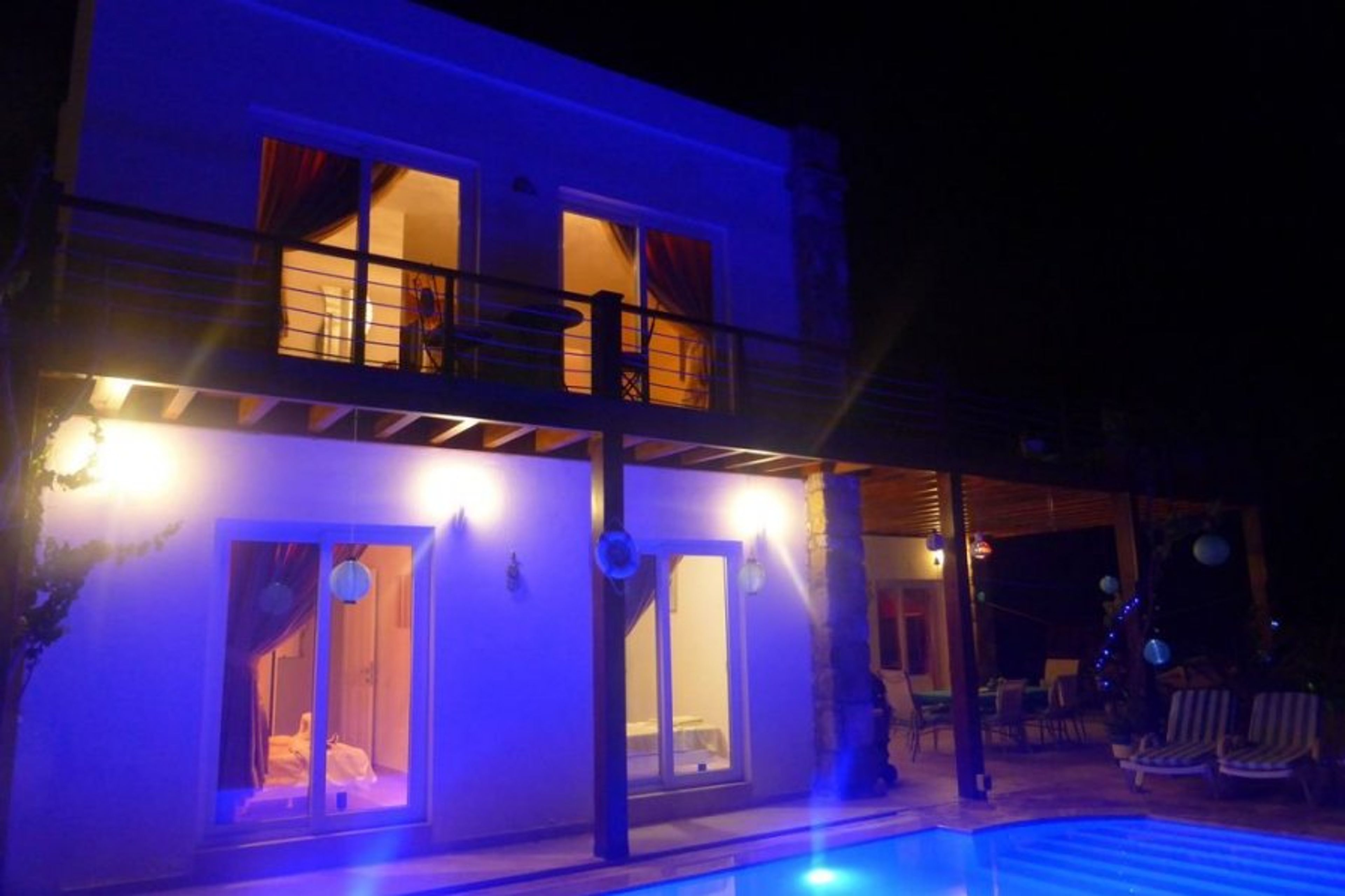 Villa Priene at night