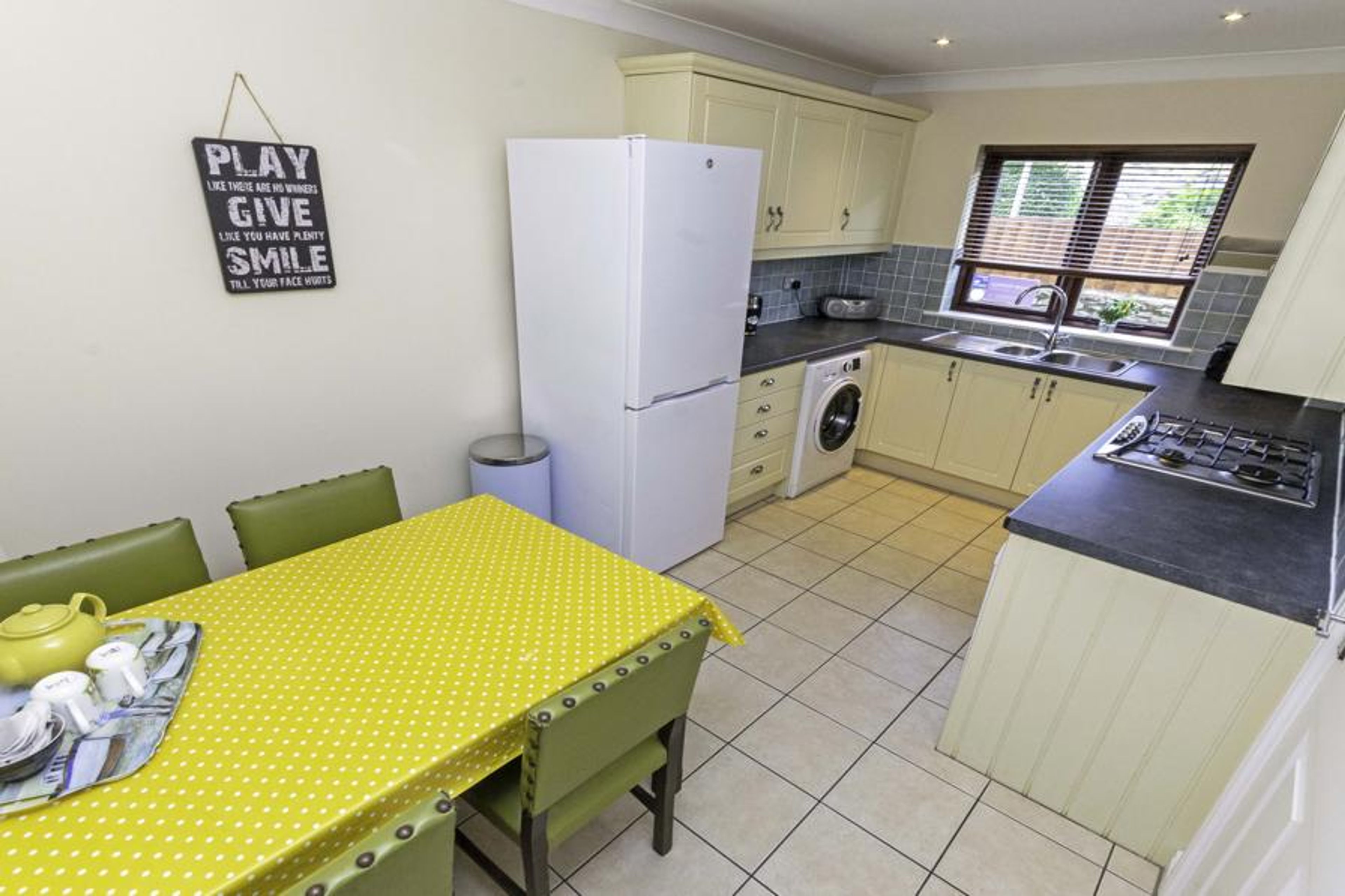 Well equipped family kitchen