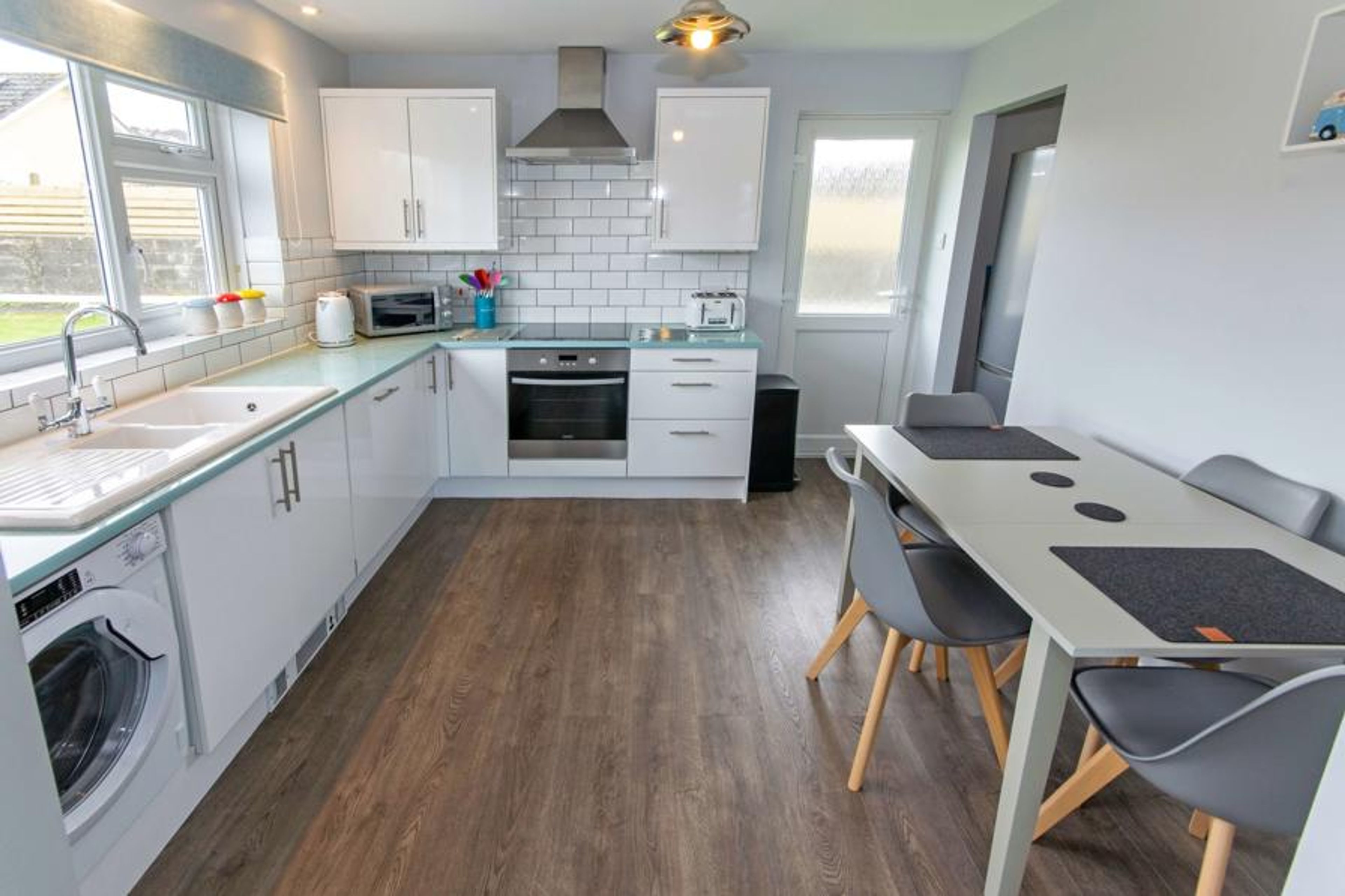 Stylish kitchen diner at Sandbanks Braunton