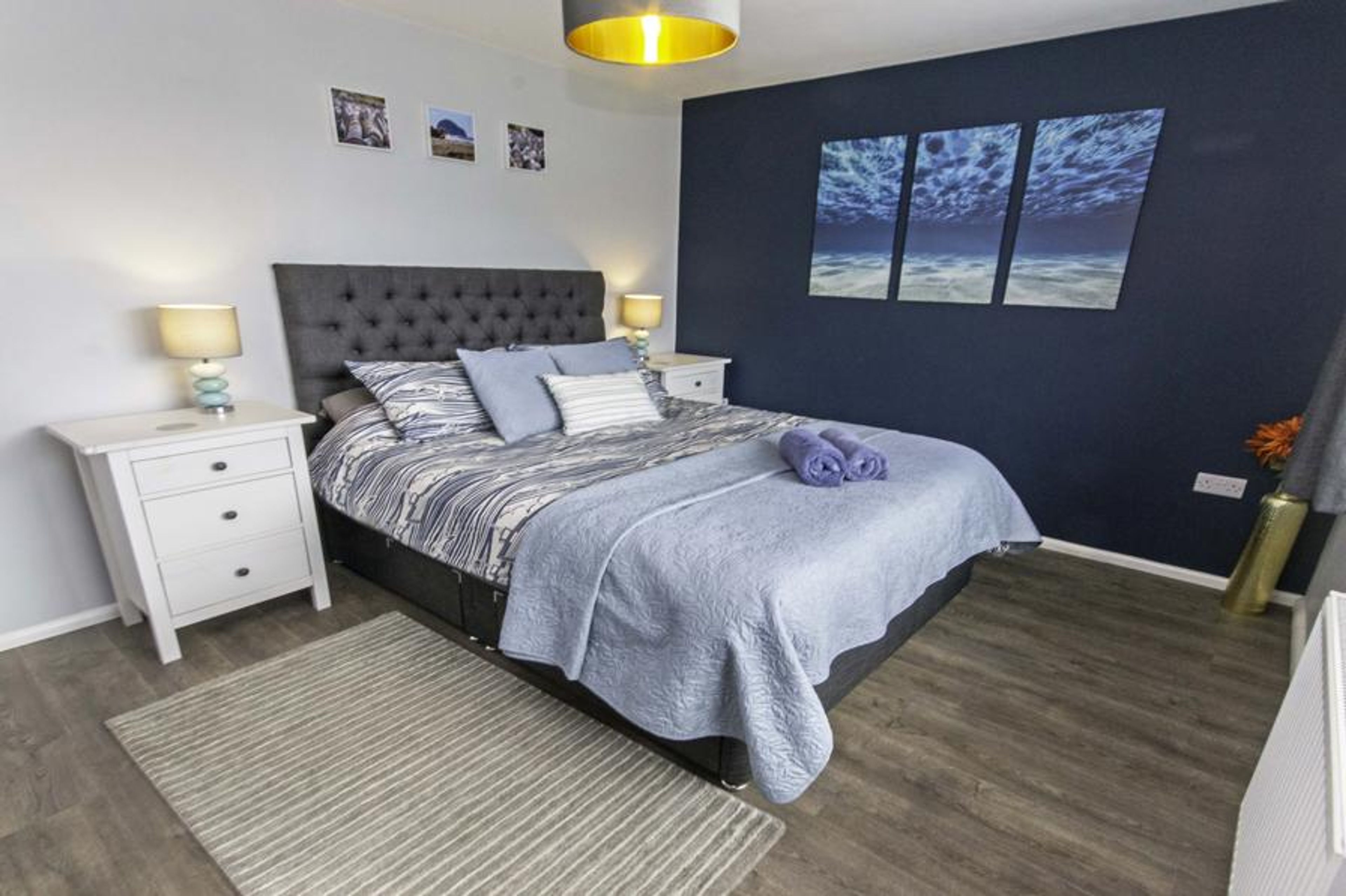 Master bedroom at Sandbanks Braunton North Devon