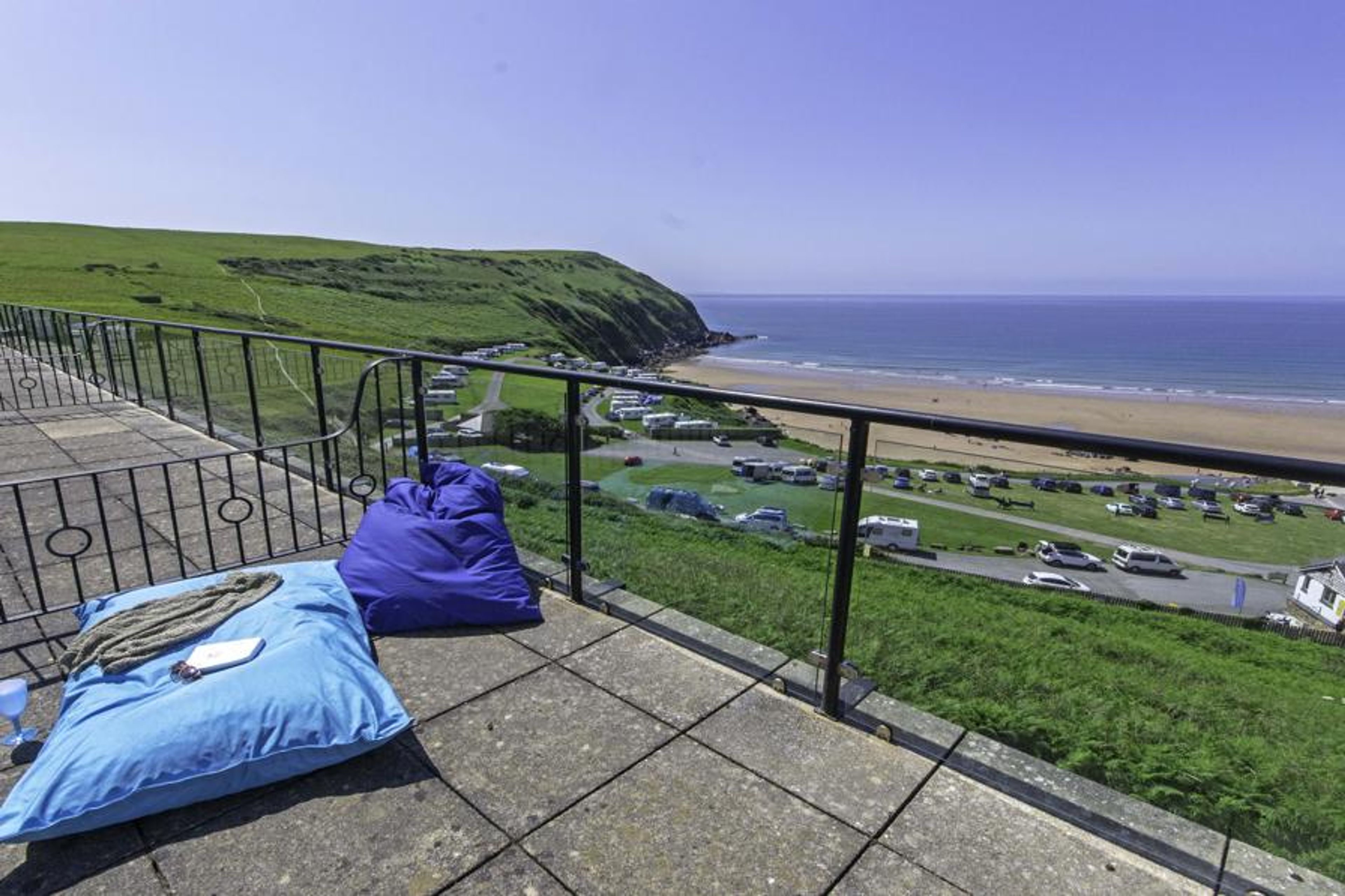 Beautiful views overlooking the beach