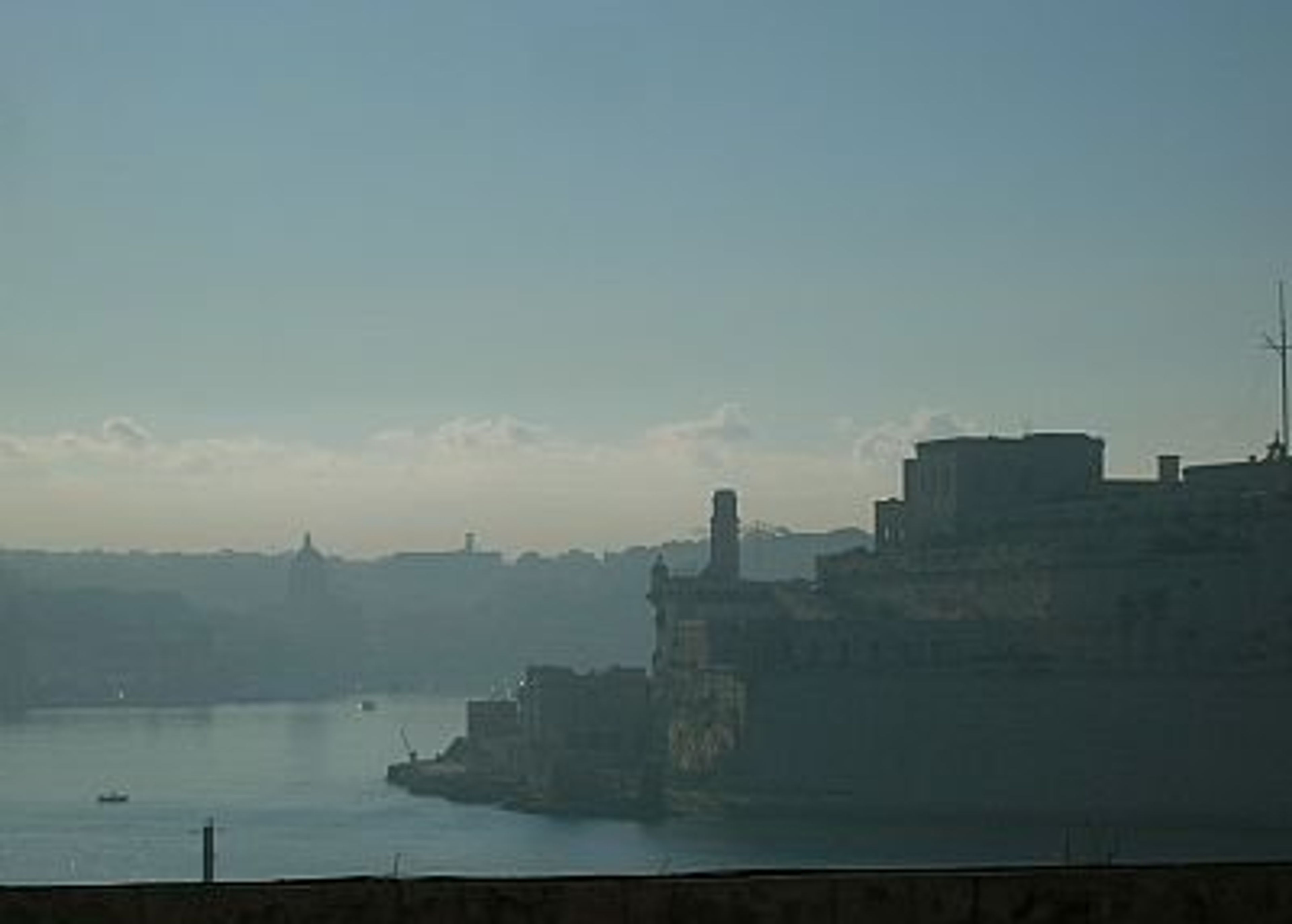 Early morning view from our balcony