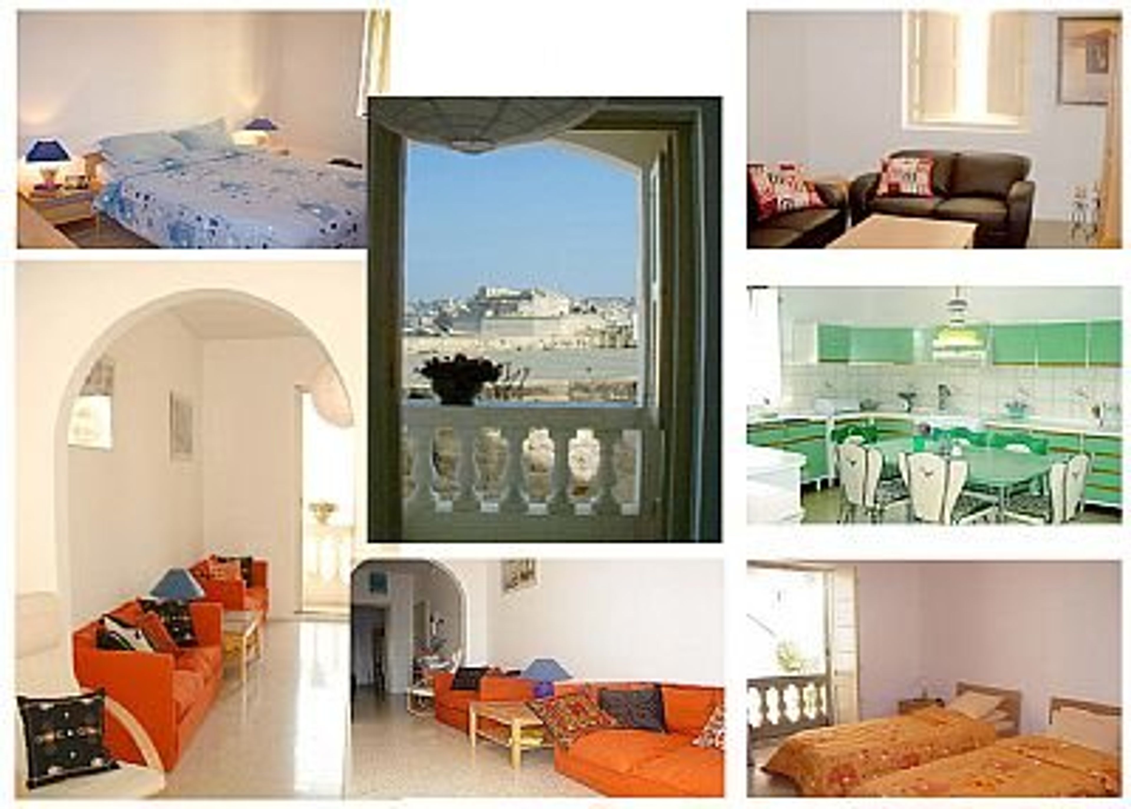 Collage of apartment interior