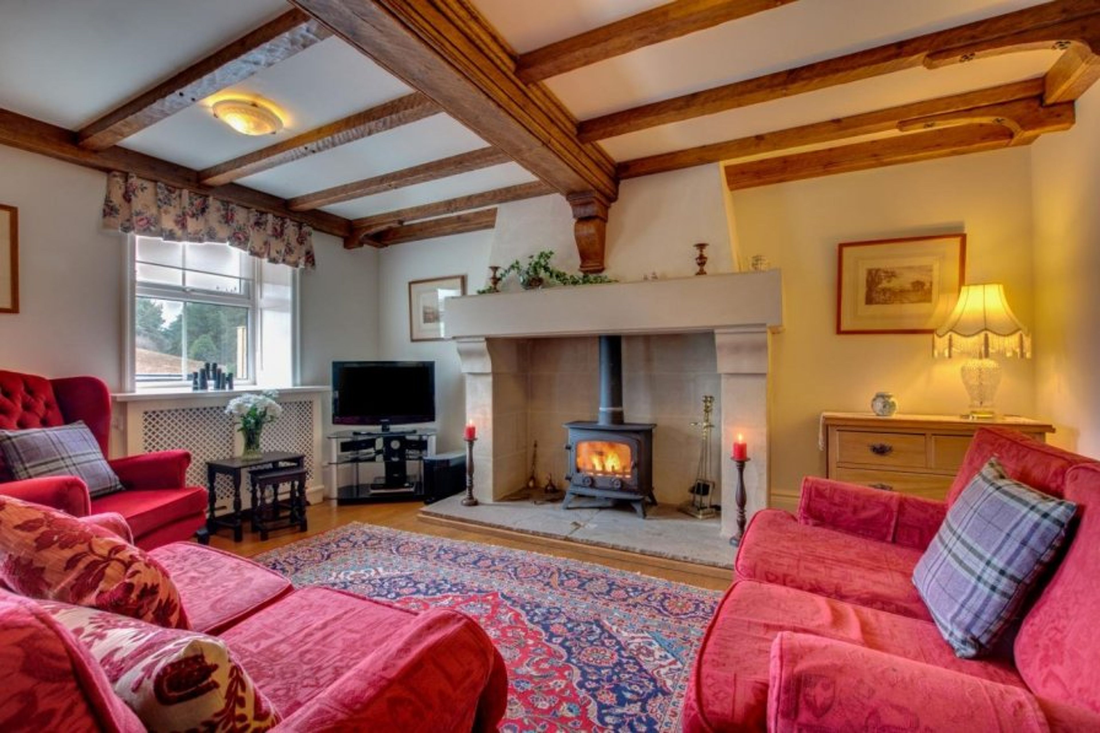 Living room (logs & kindling provided for log burner)