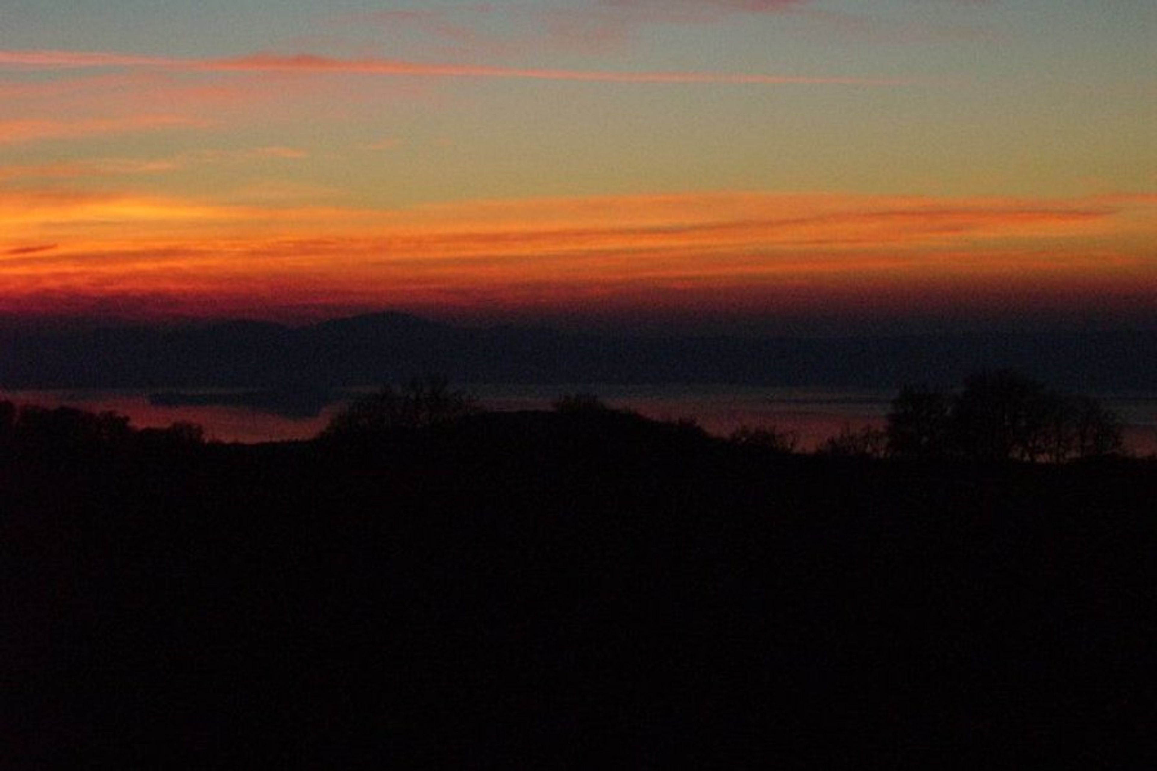 Lipstick Sunset from the balcony