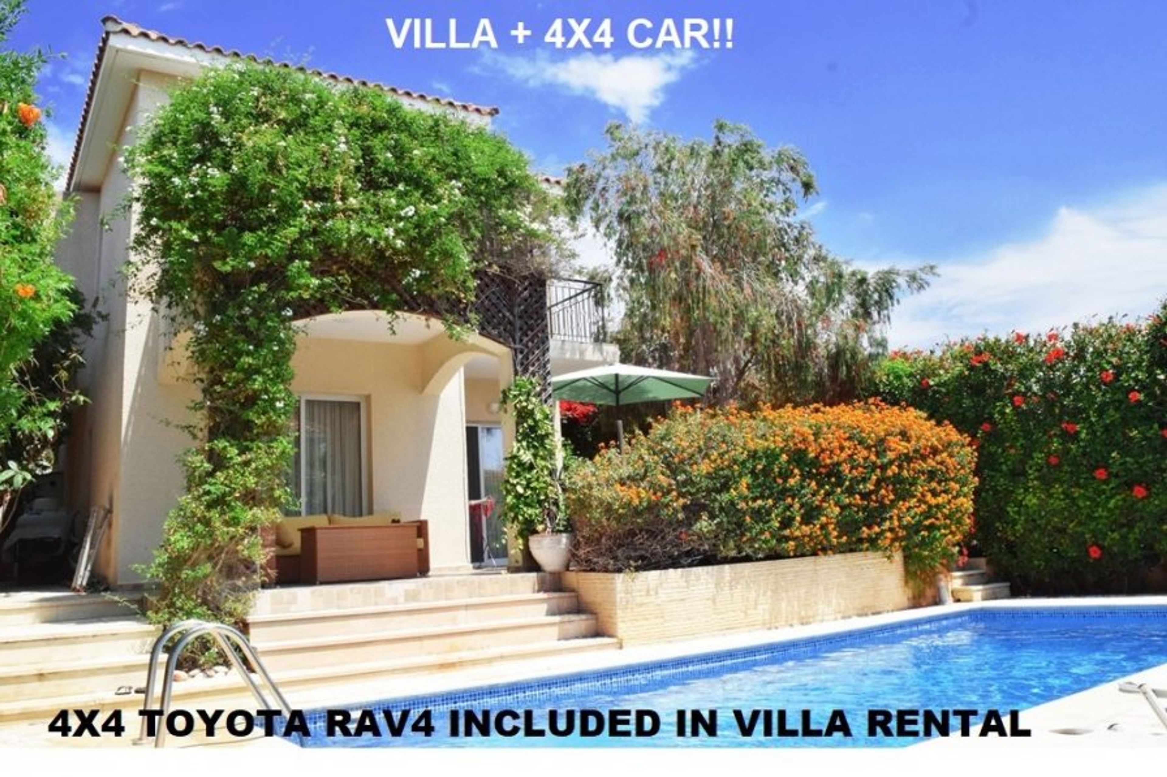 Owner's car included in villa rental