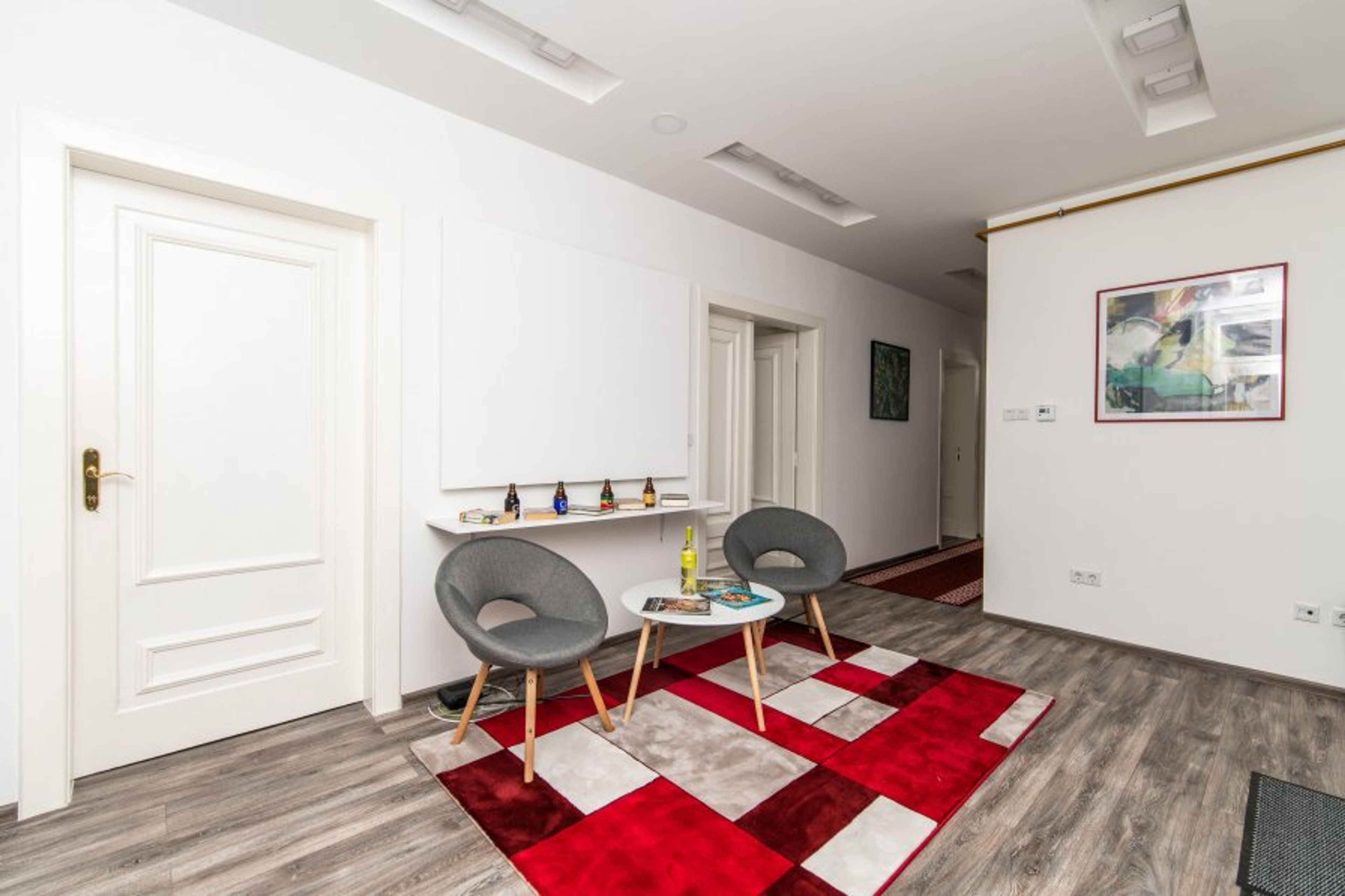 The common area of our bright and spacious 150 sqm apartment with 4 units