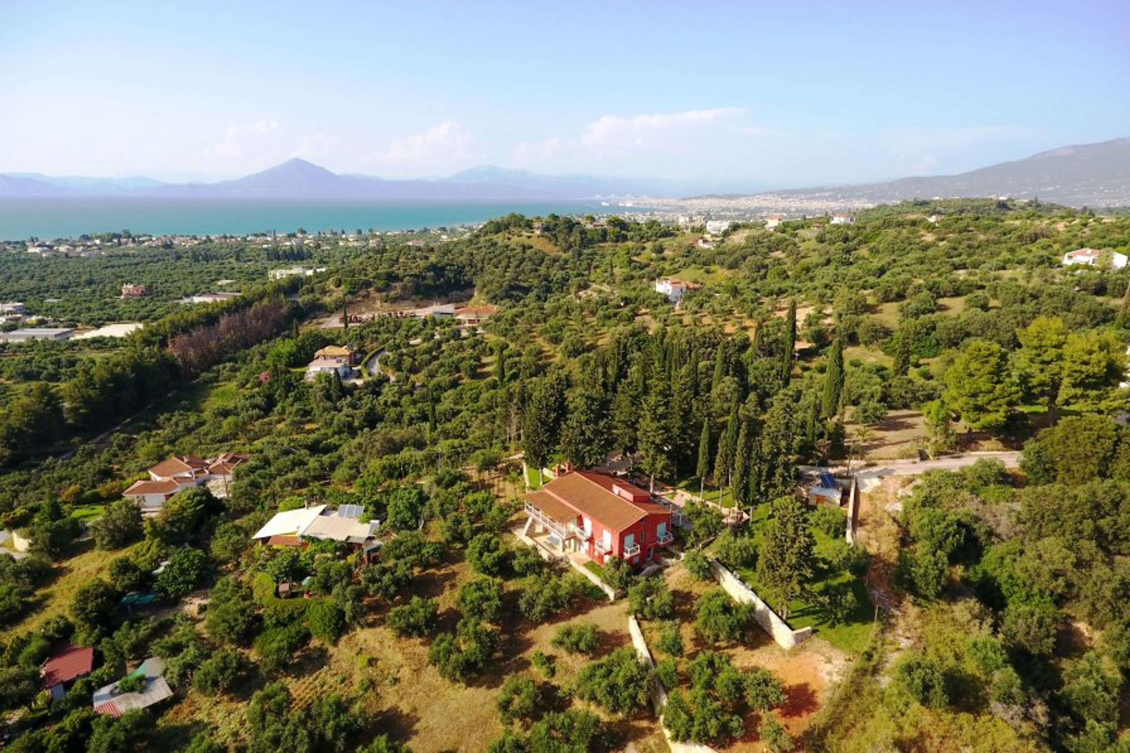 villa grECOrama by drone
