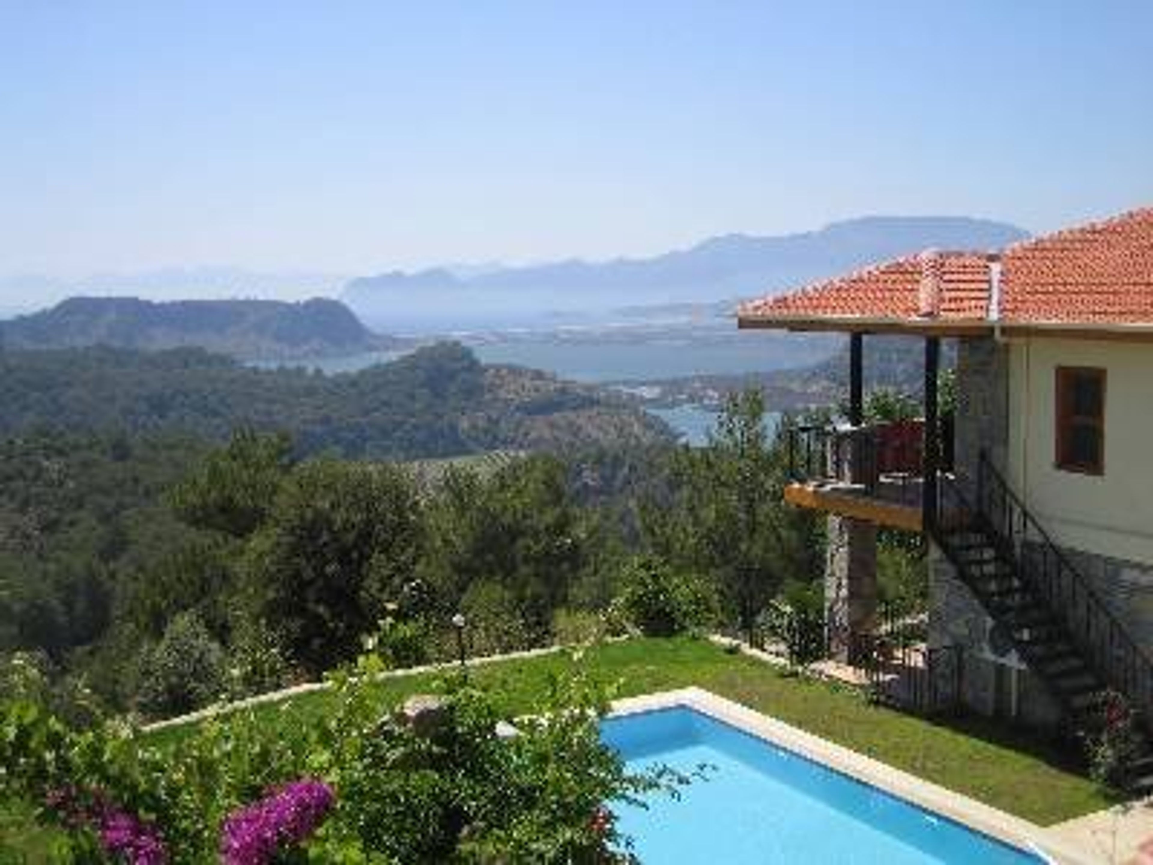 Cicek Evi and the view accross the valley