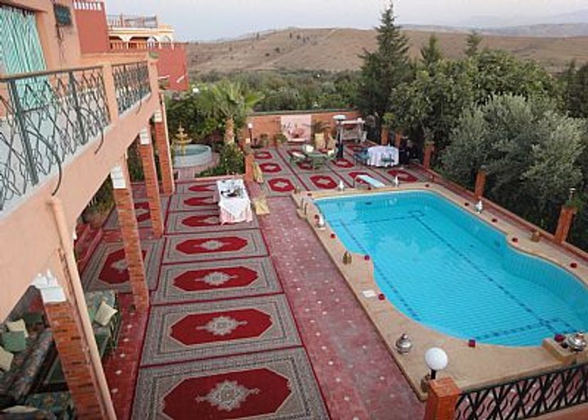 Villa in Amizmiz, Morocco: Terras and Pool
