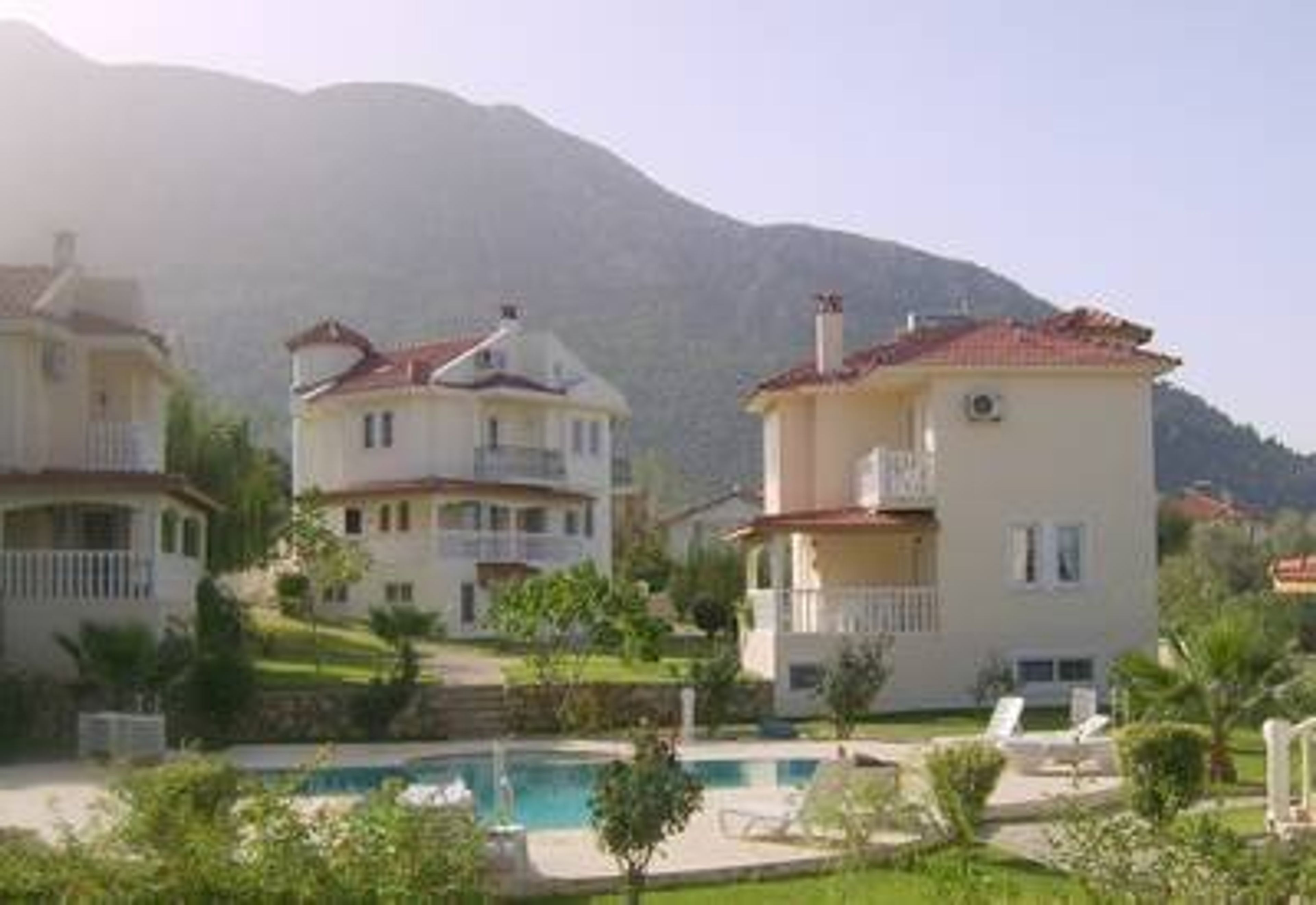 Villa - viewed across the pool