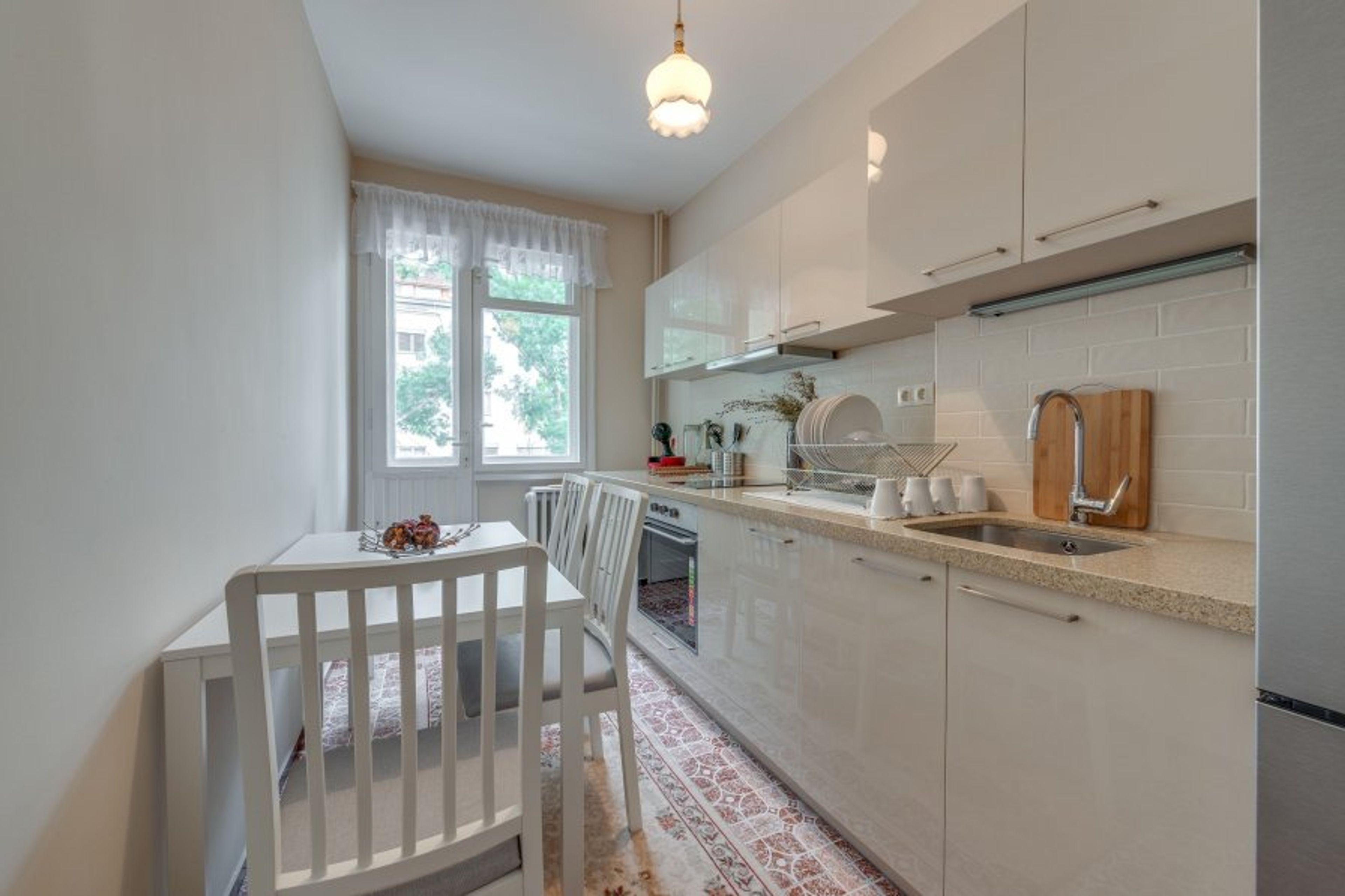 Kitchen with dining area 