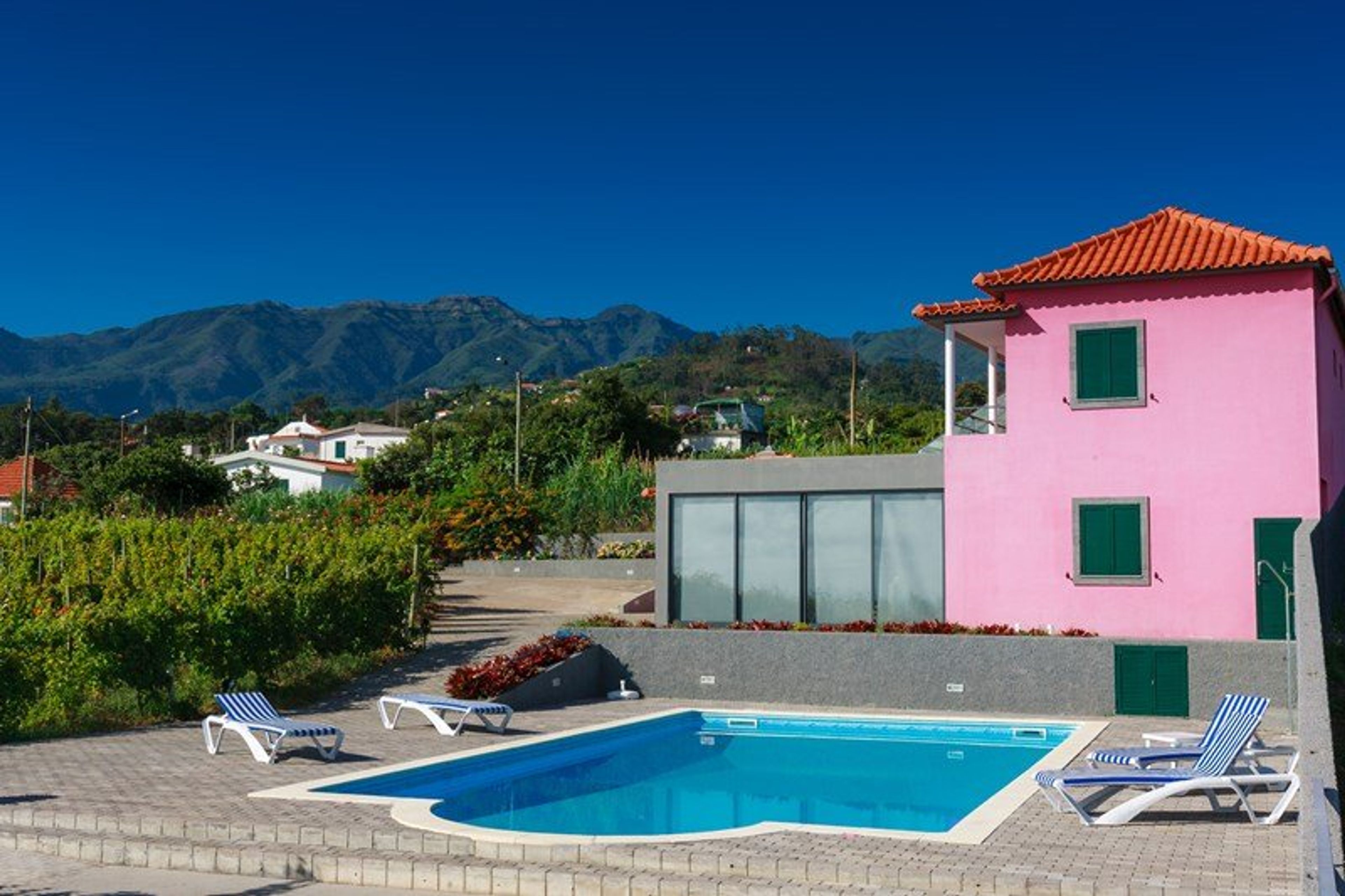 the swimming pool area