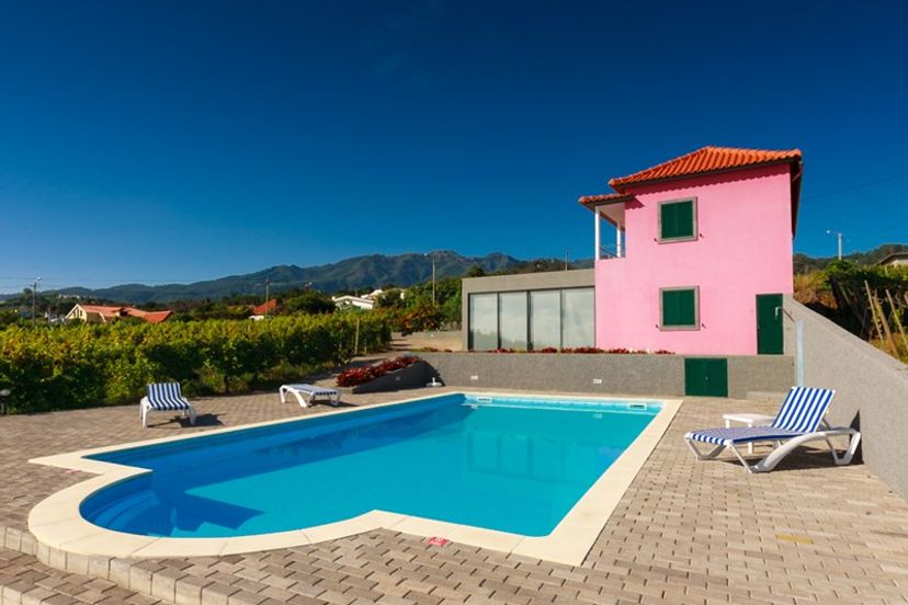 Country_house in Farrobo, Madeira: the swimming pool area