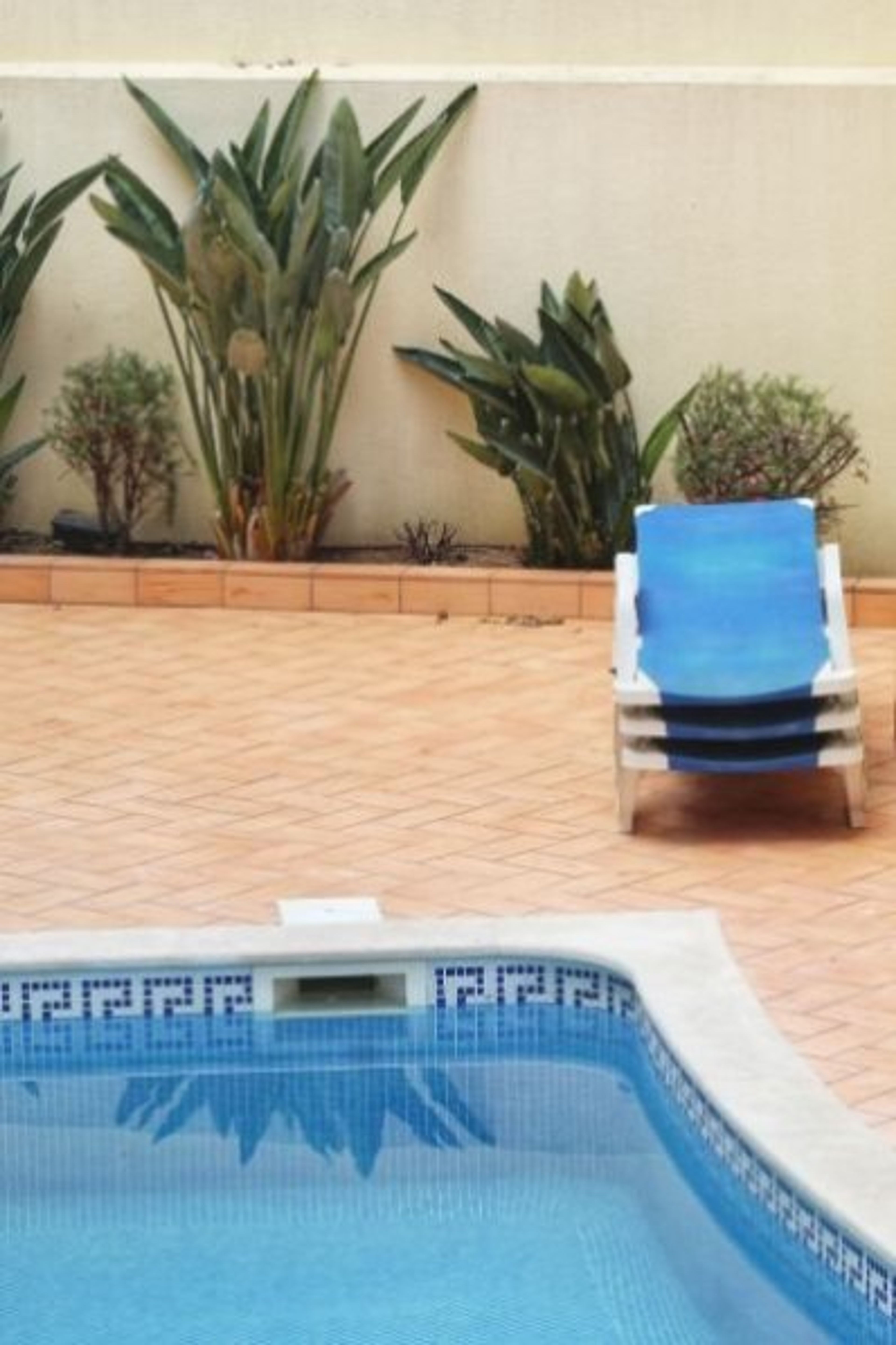 Sun Loungers are provided