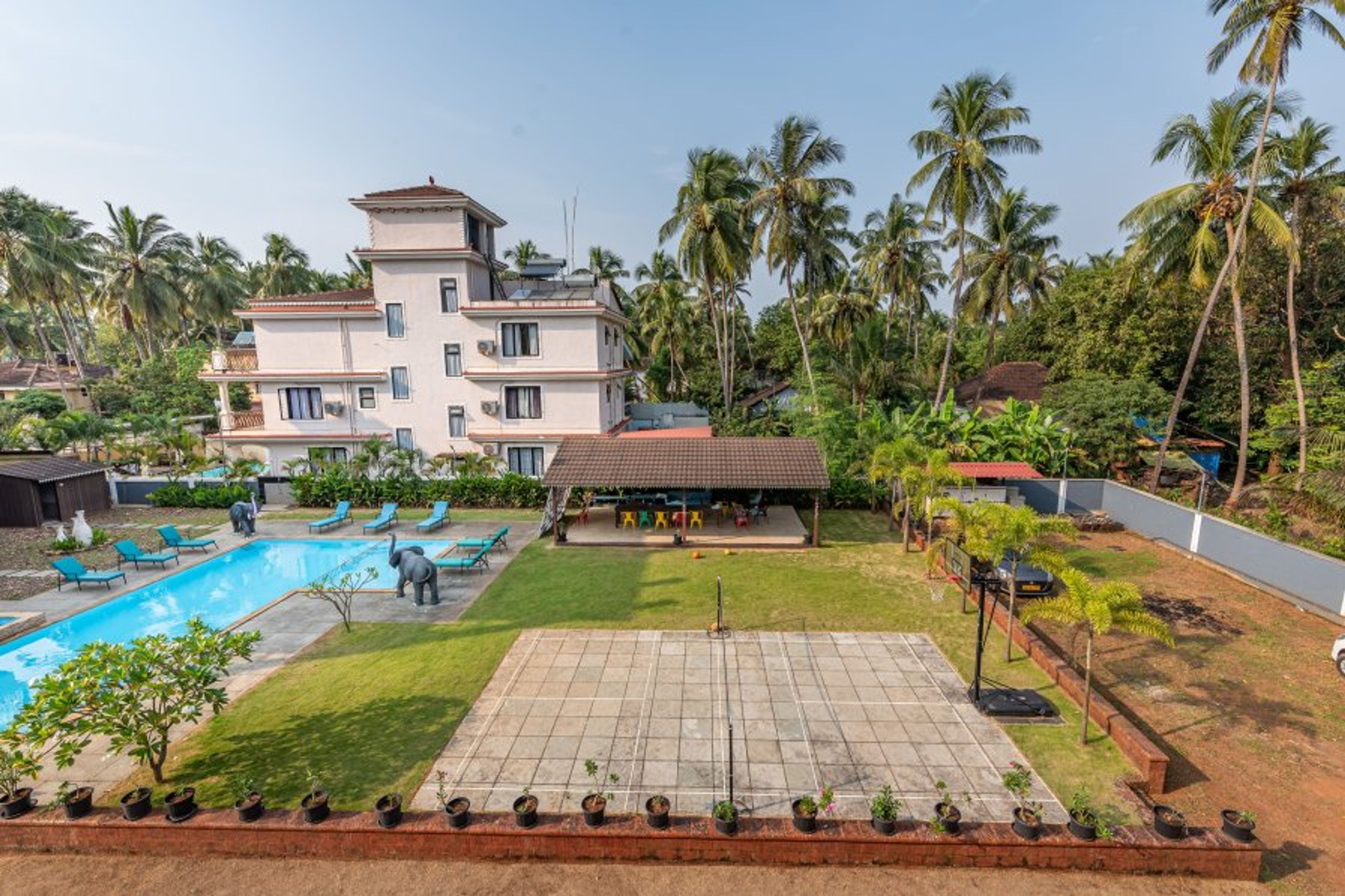 12 BHK villa with outdoor games